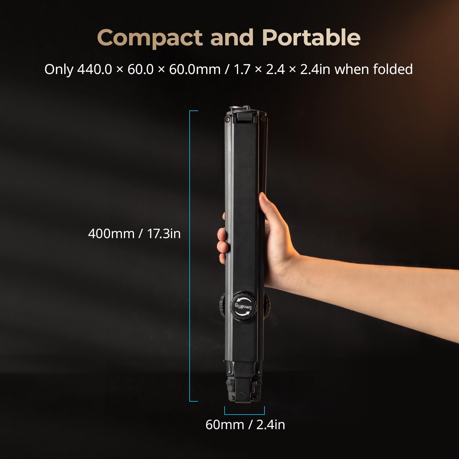 Smallrig Quick Release Ground Level Tripod Spreader For Ad-100 Heavy-Duty Tripod, Ad-Pro8 Tripod And Ad-120 Video Tripod, Diameter Range 87-138Cm (34.2-54.3In) - 4507