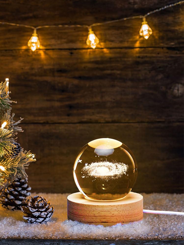 Dniebw Warm Light Nebula Light, Small Night Light, Bedroom Bedside Table Light, Starrys Skys Light, Creative Atmosphere Light, Birthday Light, Decoration 2.94In