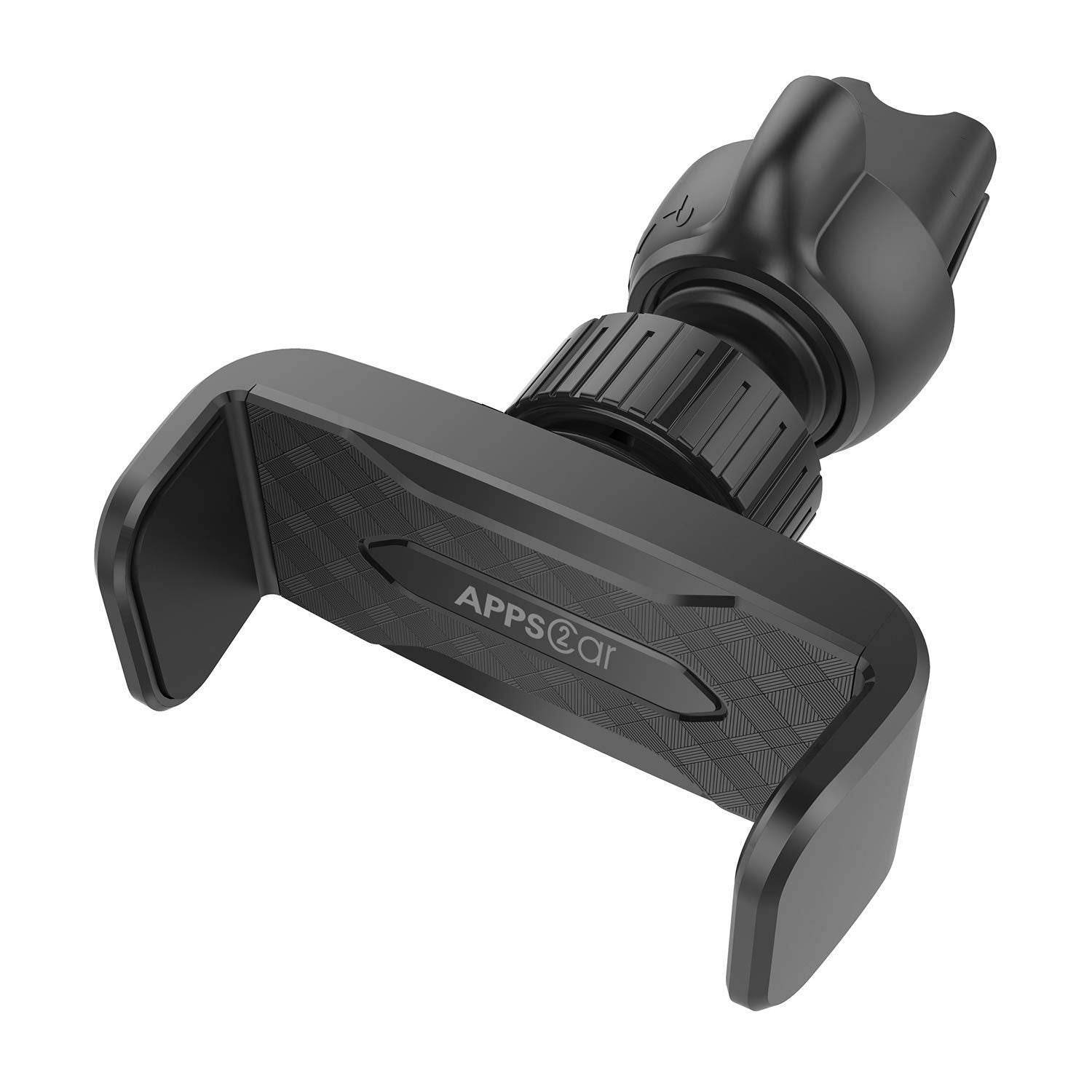 Apps2Car Adjustable Car Vent Phone Mount, With Expandable Spring-Loaded Grip, Universal Strong Hold Air Vent Cell Phone Holder For Car With Super Sturdy Grips, Fit With Iphone And Other Android Phones