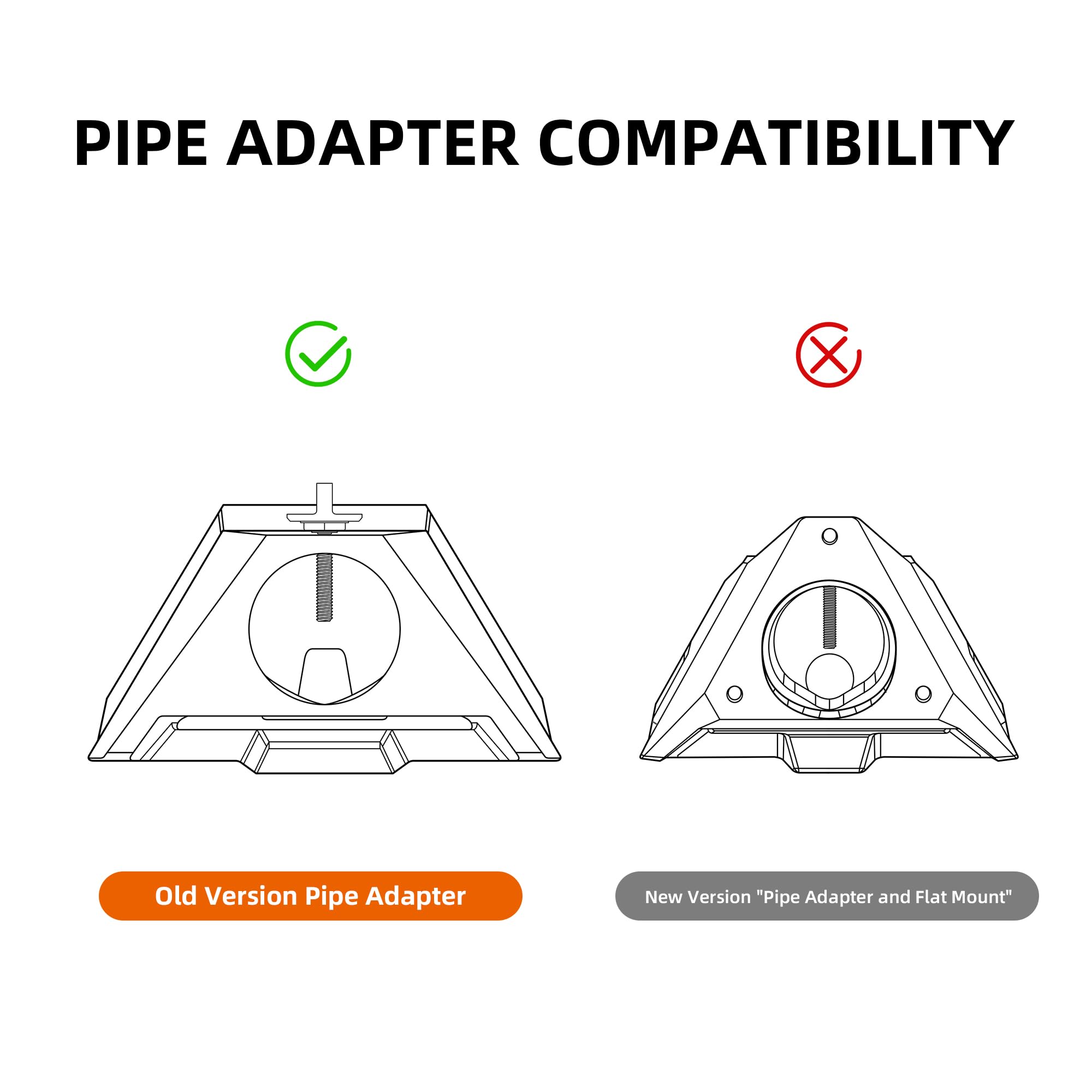 Eazuse Starlink Mini Tripod Mount With Adapter Included Work With Original Pipe Adapter Versatile Tripod Extremely Portable Perfect For Camping