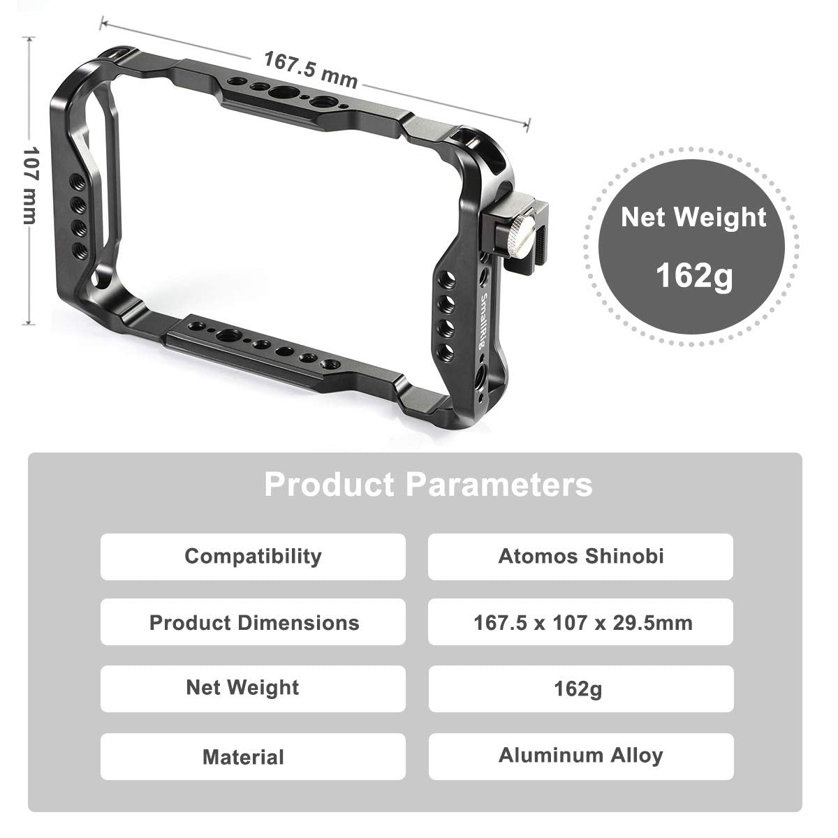 Smallrig Atomx 5 Inches Cage For Shinobi Cma2305