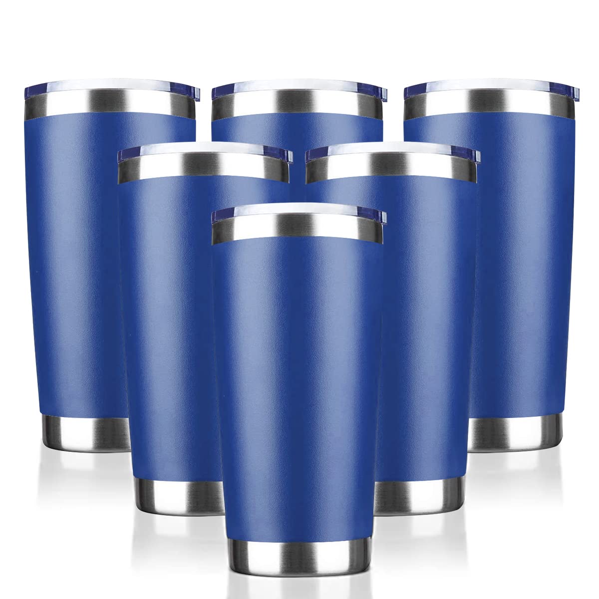 20Oz Tumbler Stainless Steel Vacuum Insulated Mug With Lid, Double Wall Travel Mug, Durable Powder