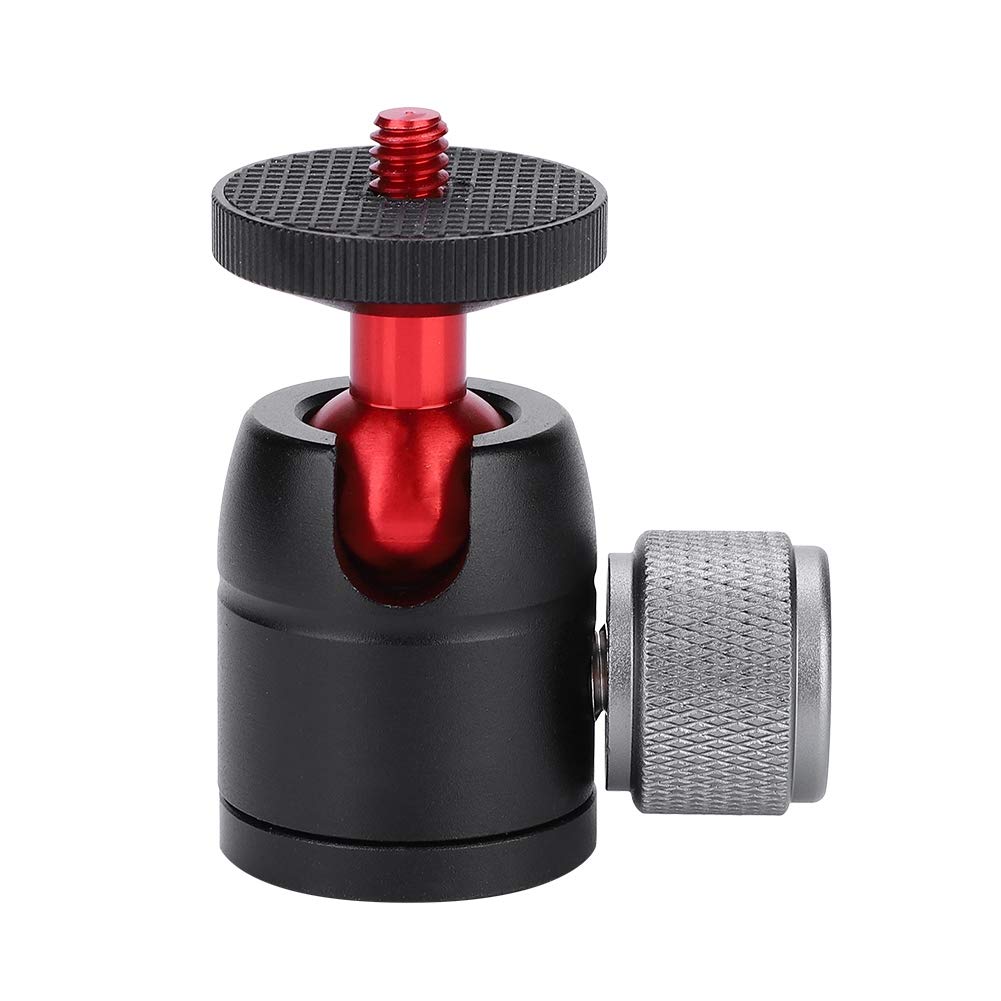 Fydun Ball Head Swivel Mini Ball Head Mount For Mirrorless Sports Camera Mobile Phone Holders Trs Light Stands Flash With 1/4 Screw Aluminum Alloy 360°