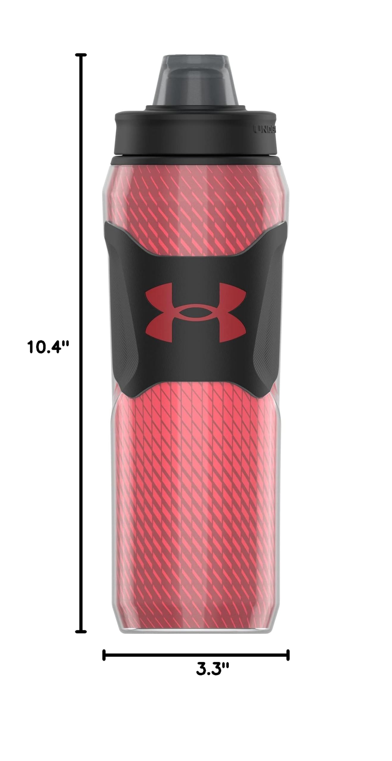 Under Armour Ua 28Oz Insulated Playmaker Squeeze Red Dash Osfa