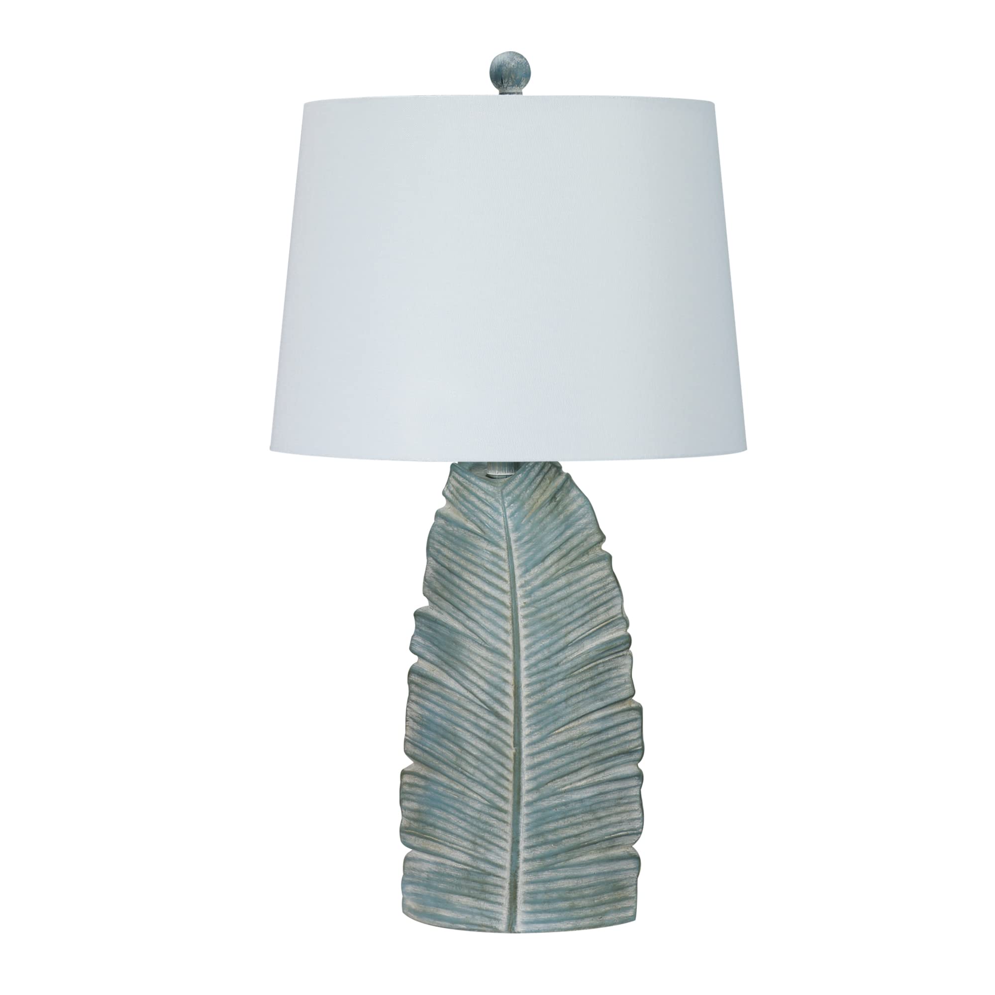 Cory Martin Fangio Lighting'S 6292Ablu 26In Casual Blue Resin Table Lamp With Decorator Shade