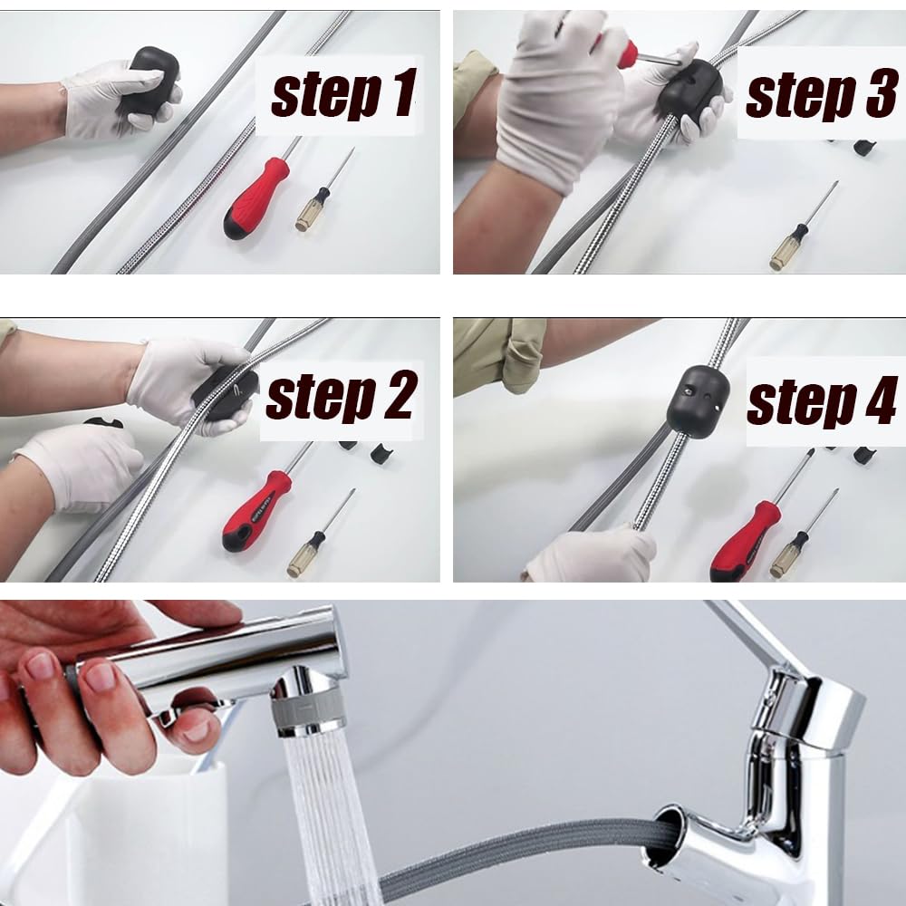 Qpingh Kitchen Pull-Down Faucet Hose Weight Ball, Sink Pull Out Faucet Gravity Ball, Kitchen Sink Pull Out Sprayer Hose Gravity Ball Replacement Part, 1Pcs
