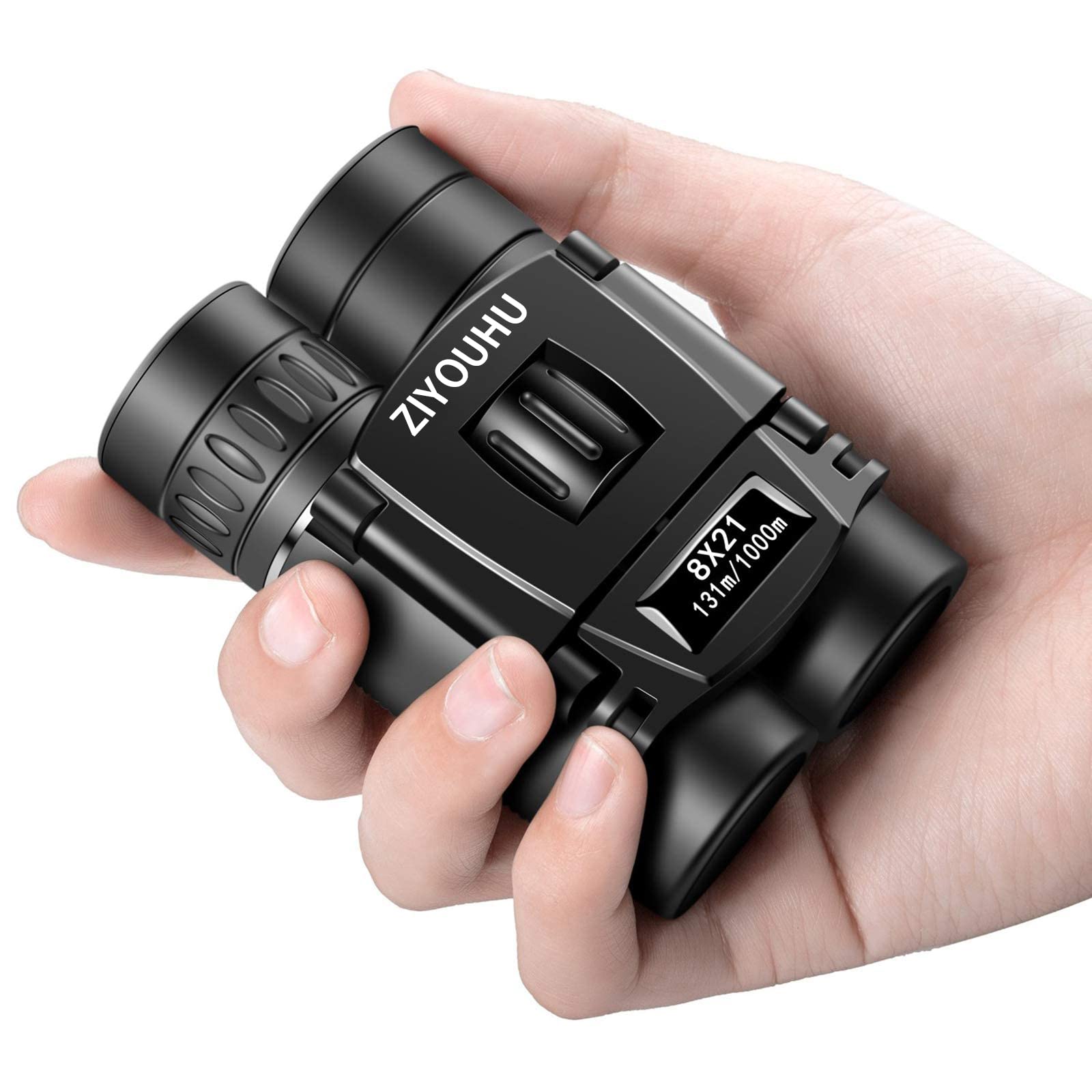Ziyouhu 8X21 Binoculars Small Compact Light Binoculars, Suitable For Adults And Children Bird Watching Travel Sightseeing, Waterproof Lightweight Small Binoculars, With Clear Low-Light Vision