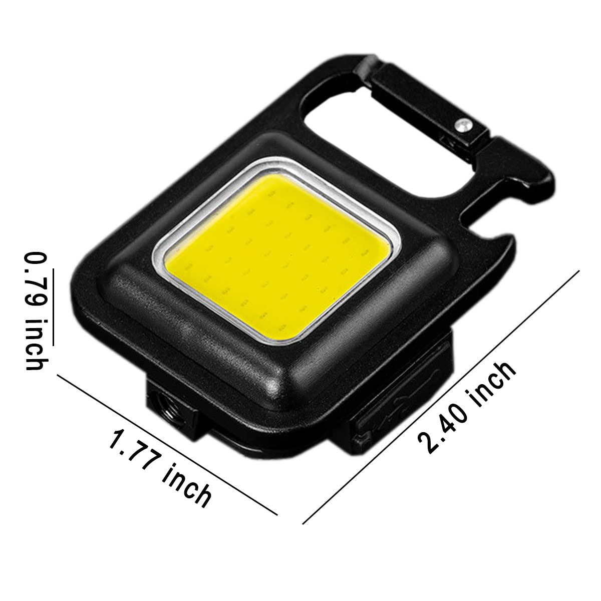 Logrand Rechargeable Led Light Built-In Lithium Battery Small Size With 4 Lighting Modes Magnet Bracket Bottle Opener Waterproof Design Long Lighting Time