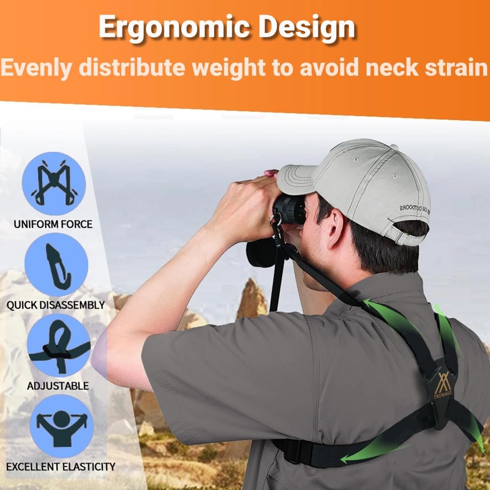 Mubiao Binocular Harness Strap Best Chest Harness Strap For Hunters Photographers And Golfers