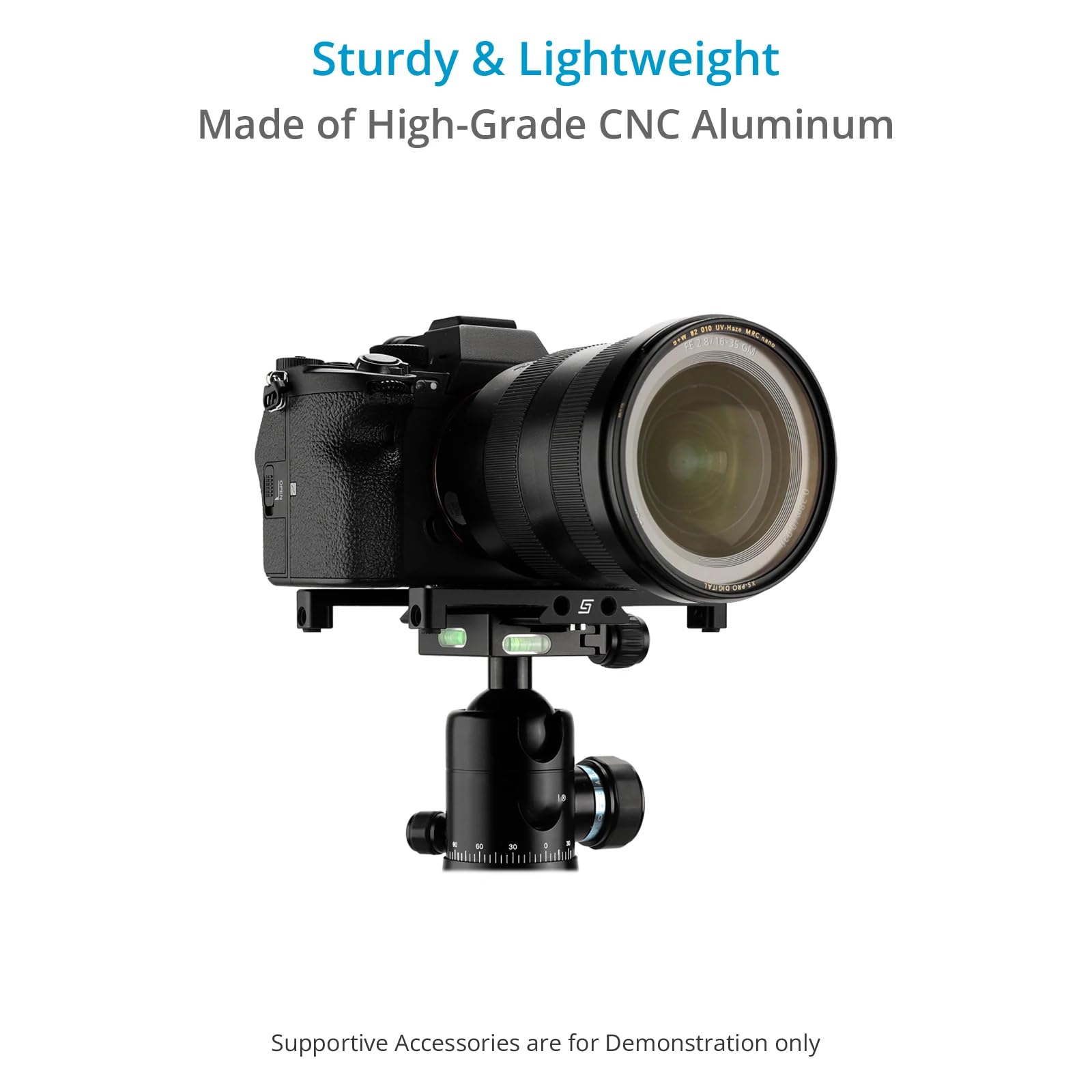 Proaim Snaprig Medium Baseplate Stand Compatible With Arca Swiss Standard. Tripod & Accessory Mounting Options. For Video Camera Setups. (Bp213)