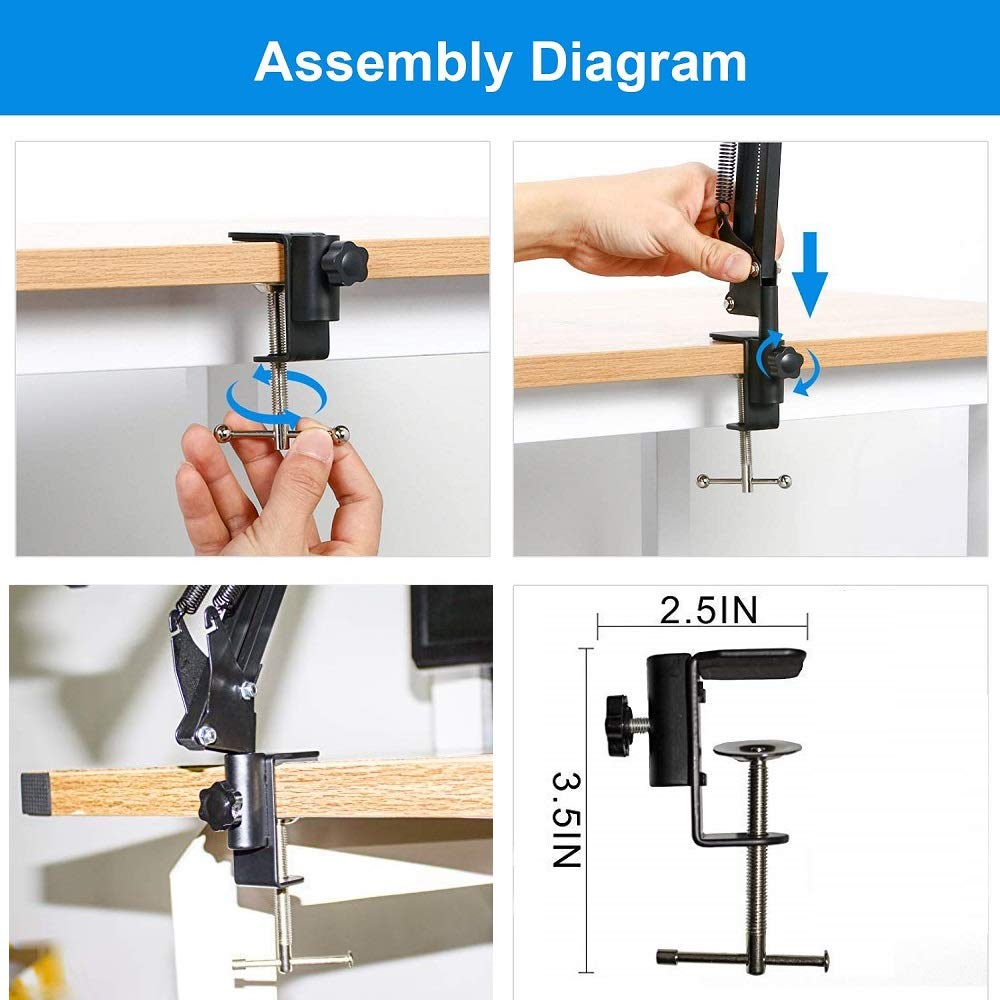 Acetaken Phone Video Stand,Overhead Camera Mount Compatible With Iphone Samsung Live Streaming,Baking,Craft,Videos,Online Lessons