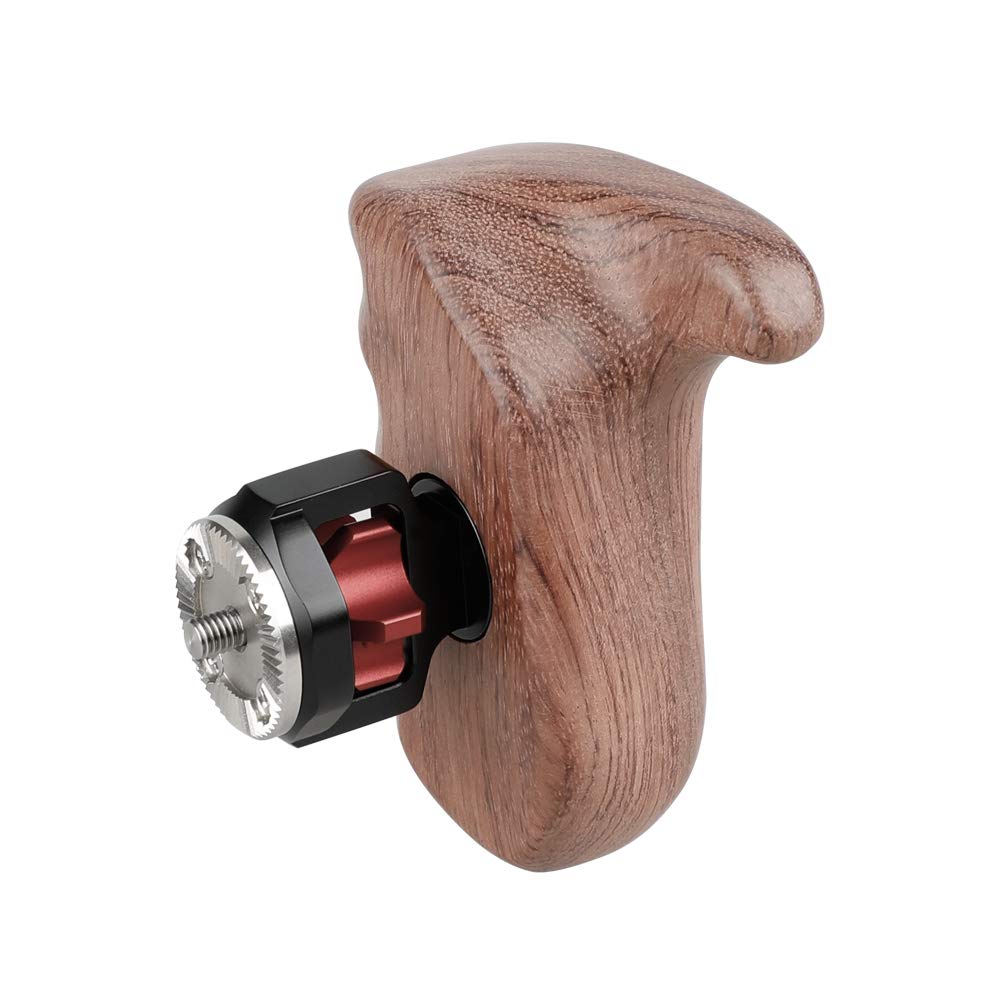 Camvate Wooden Handle Grip With Rosette Standard Accessory(Right Hand) - 1638