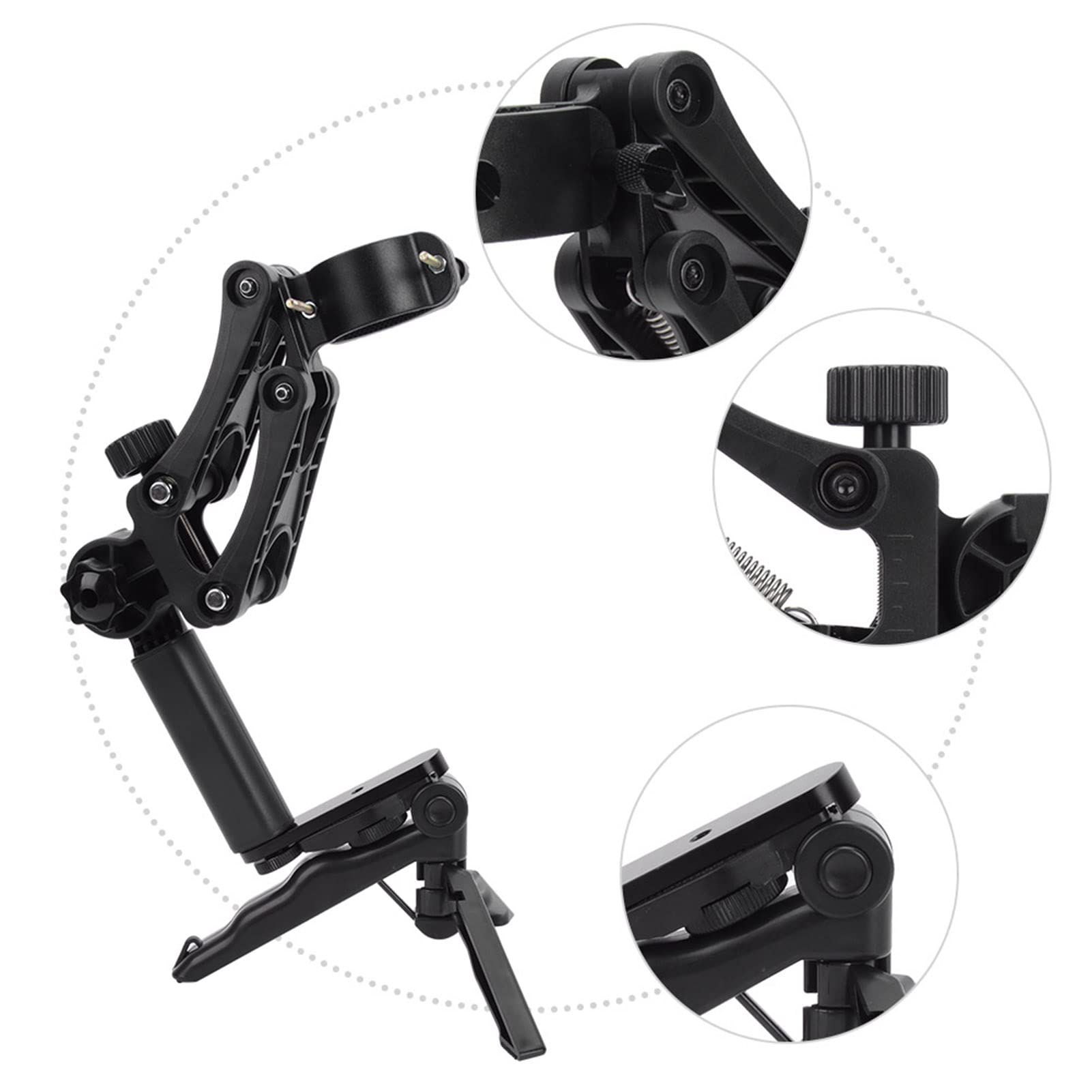 Fuchooky Osmo Mobile 3 Z Axis Stabilizer Handle Grip With Spring Damping Multiple Handheld Modes Abs Compatible Square Round Oval Handles