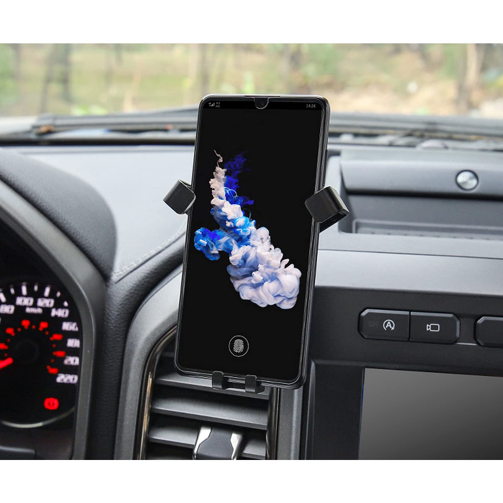 Keptrim For 2015-2020 Ford F150, Phone Holder Air Vent Cell Phone Mount, For Iphone 11 Pro/11 Pro Max/Xs/Xr/X/8/7/6 Galaxy Moto And Most Smartphones