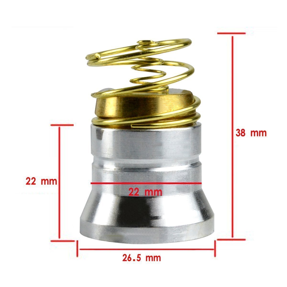 Bestsun Ultra Bright Flashlights Xm-L2 Led Bulb Single Mode 1200 Lumens Drop-In P60 Design Module Flashlight Replacement Bulb Repair Parts For Surefire C2 G2 Z2 6P 9P G3 S3 D2 Ultrafire 501B 502B