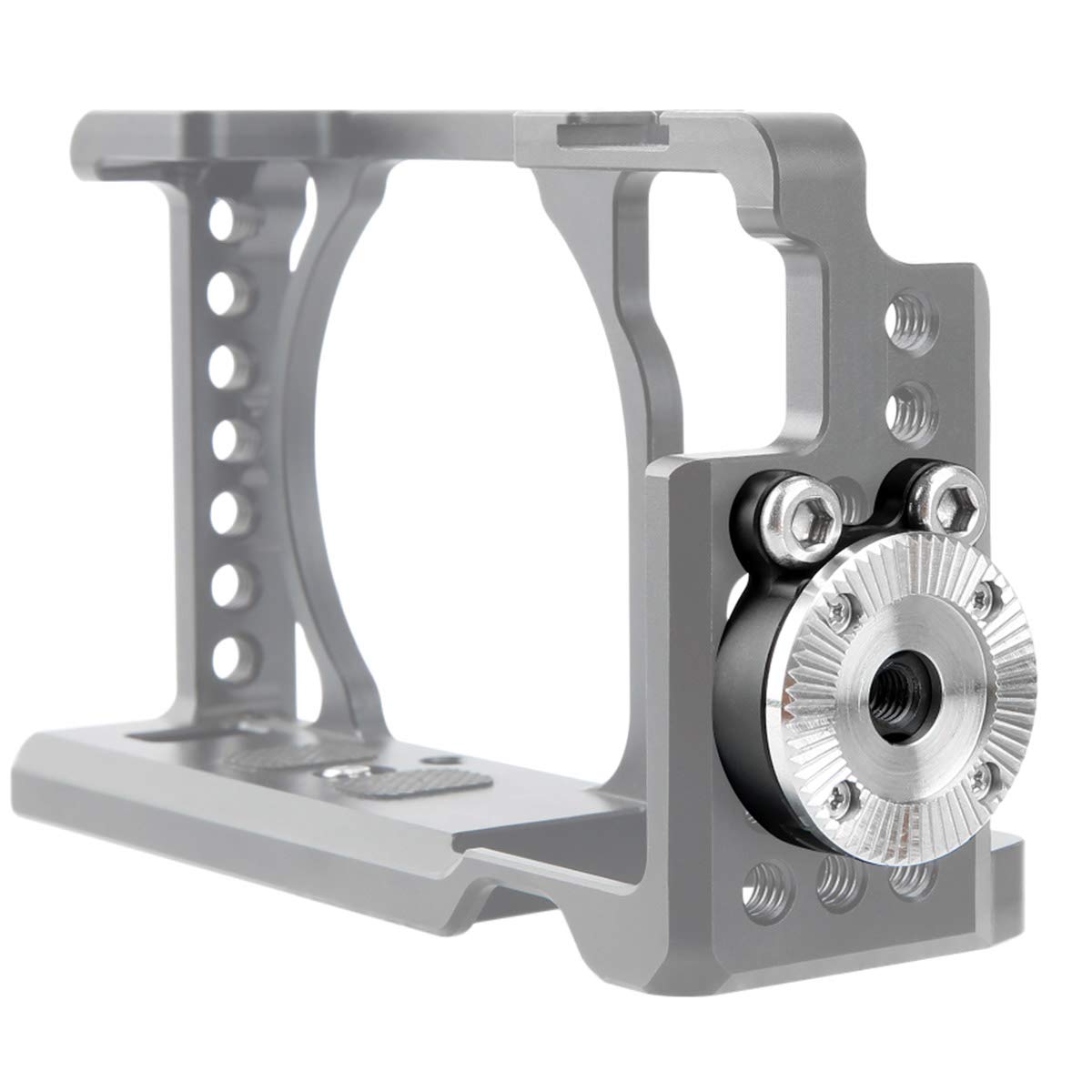 Niceyrig Rosette Mount Adapter (M6 Thread Diameter 31.8Mm) Applicable For Dslr Camera Cage, Handle, Wooden Handgrip, Rig