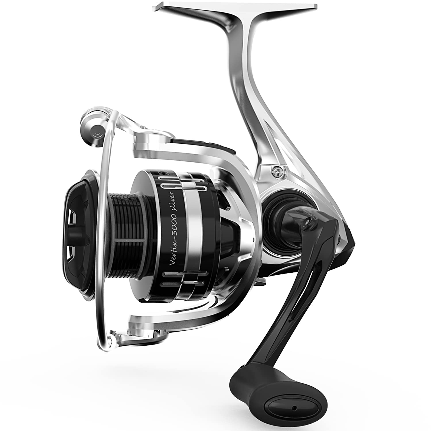 Tempo Spinning Reel -  Vertix Fishing Reel,10+1 Bb Light Weight &Durable -Stainless Steel Main Shaft, Collapsible Alu. Handle- Ultra Smooth Powerful With Carbon Fiber Drag