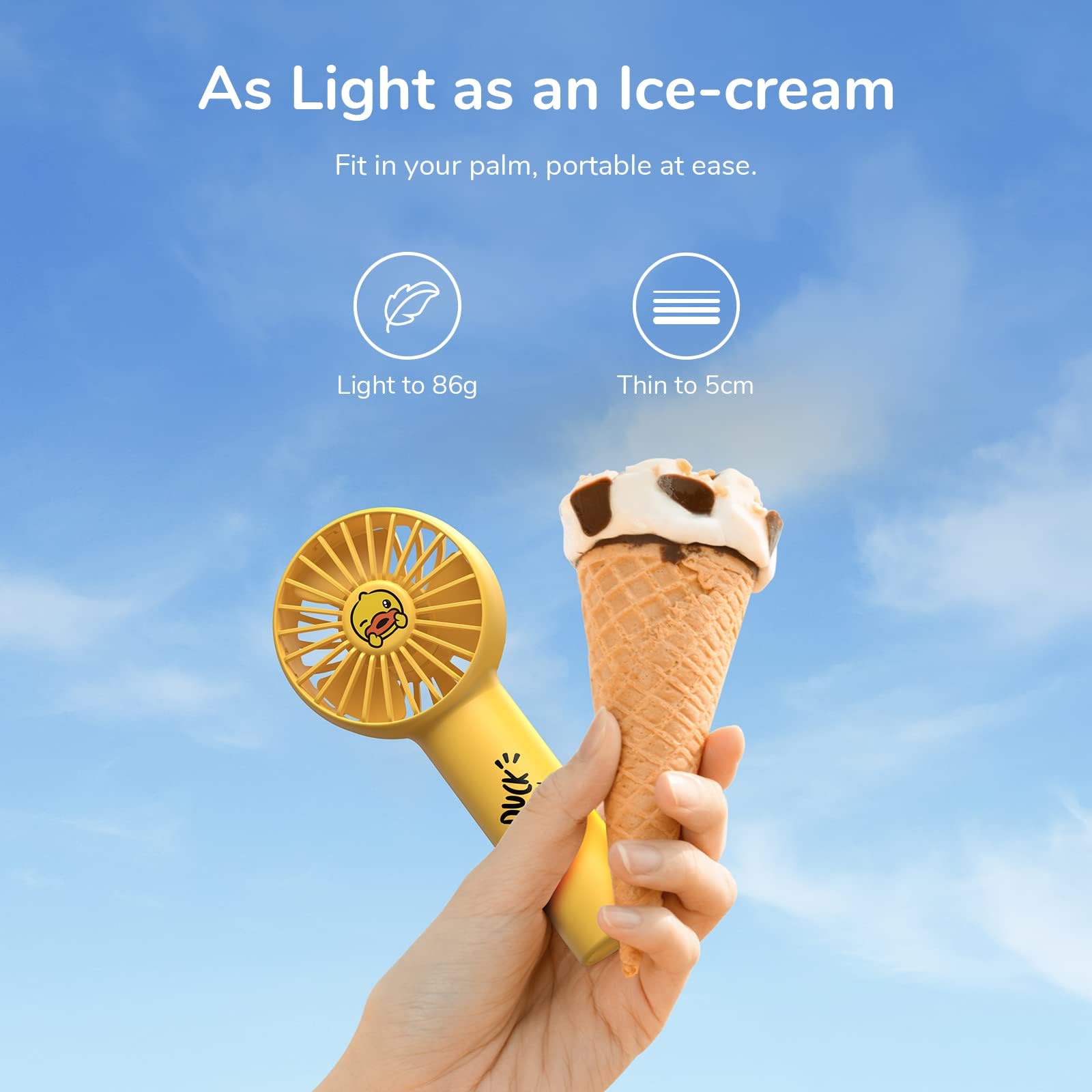 Jisulife Mini Fan Battery Operated Handheld With 2000 Mah Battery Or Usb Powered Personal Mini