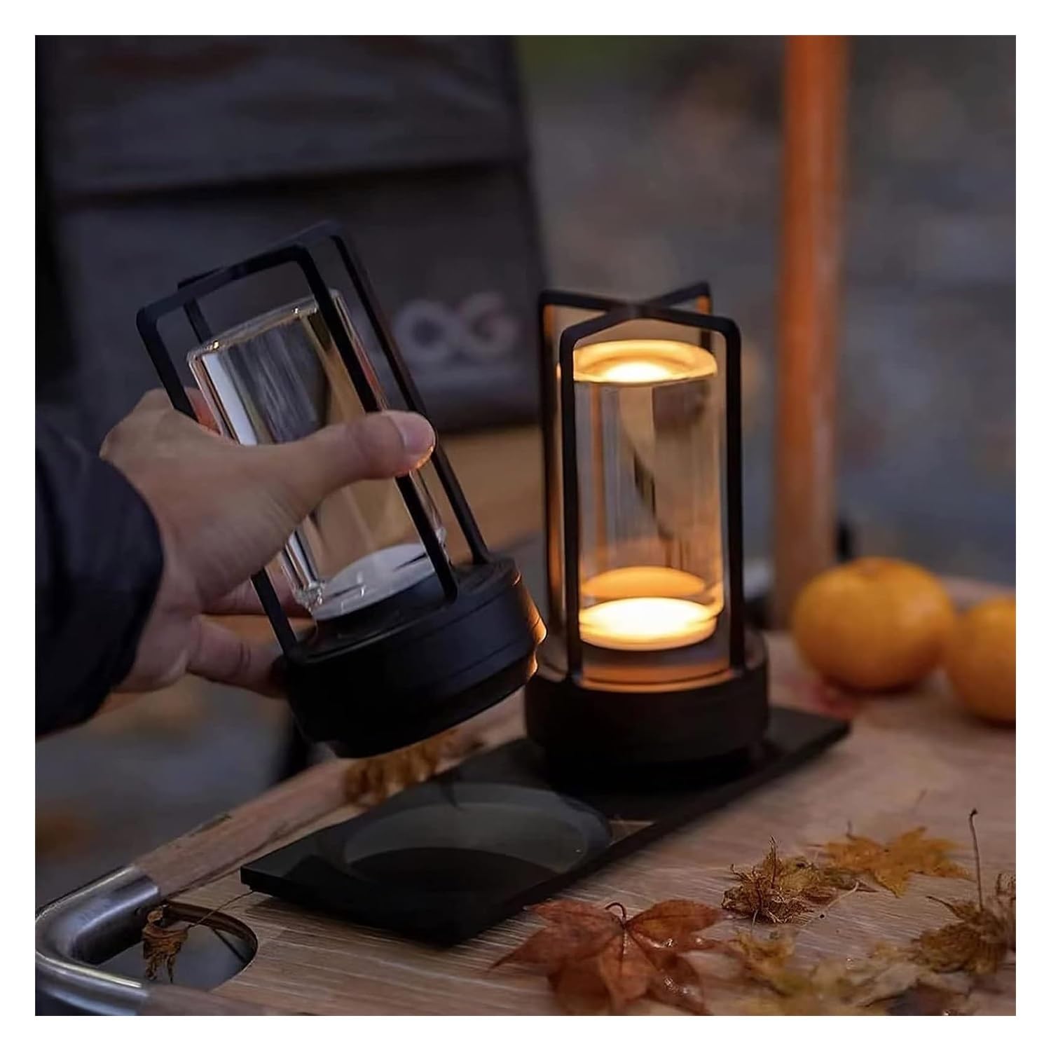 Bacion Crystal Lamp, Crystal Lantern Table Lamp, Crystal Lantern Lamp, 3 Colors Rechargeable Cordless Led Lights For Restaurant/Bedroom/Bar/Camping Lights Bsg-1108 (Color : Golden)