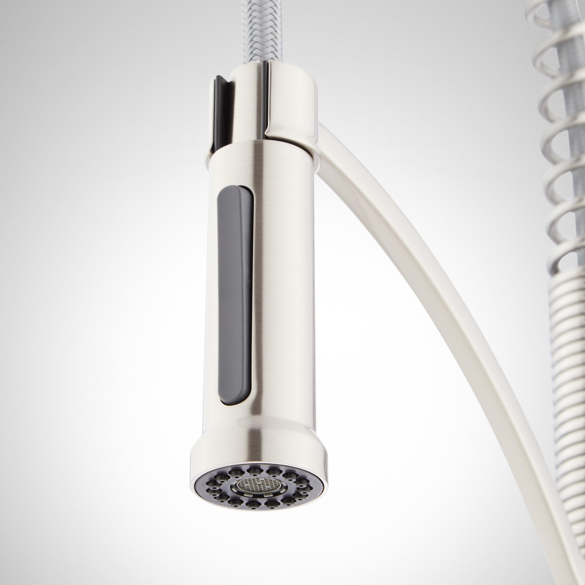 Signature Hardware 948322 Beasley 1.8 Gpm Single Hole Pre Rinse Pull Down Kitchen Faucet - Stainless Steel