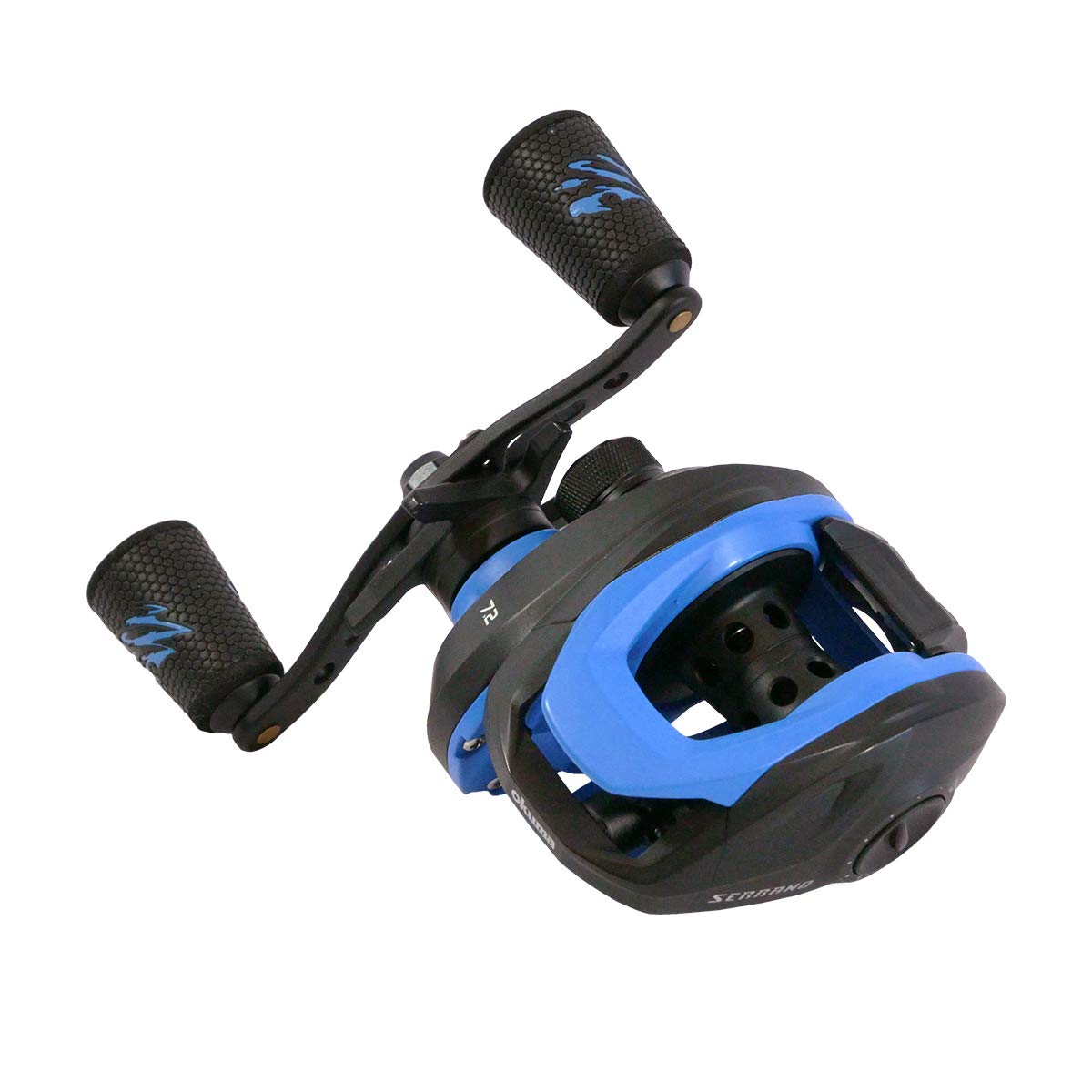 Okuma Serrano Low Profile High Speed Lightweight Graphite Frame Baitcast Reel