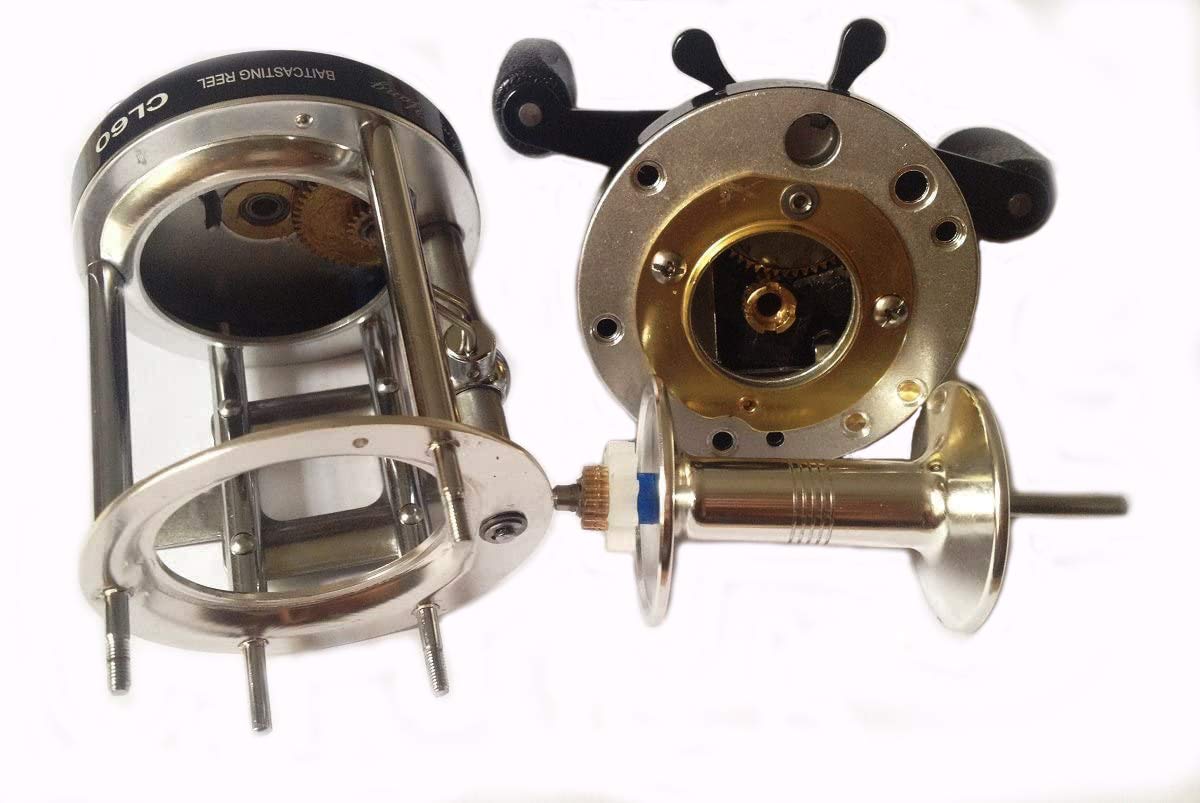 Ming Yang Cl60 Reel Black Baitcasting Fishing Reels Fishing Tackle Right Handed Reel Muskie Catfish Offshore Conventional Reel