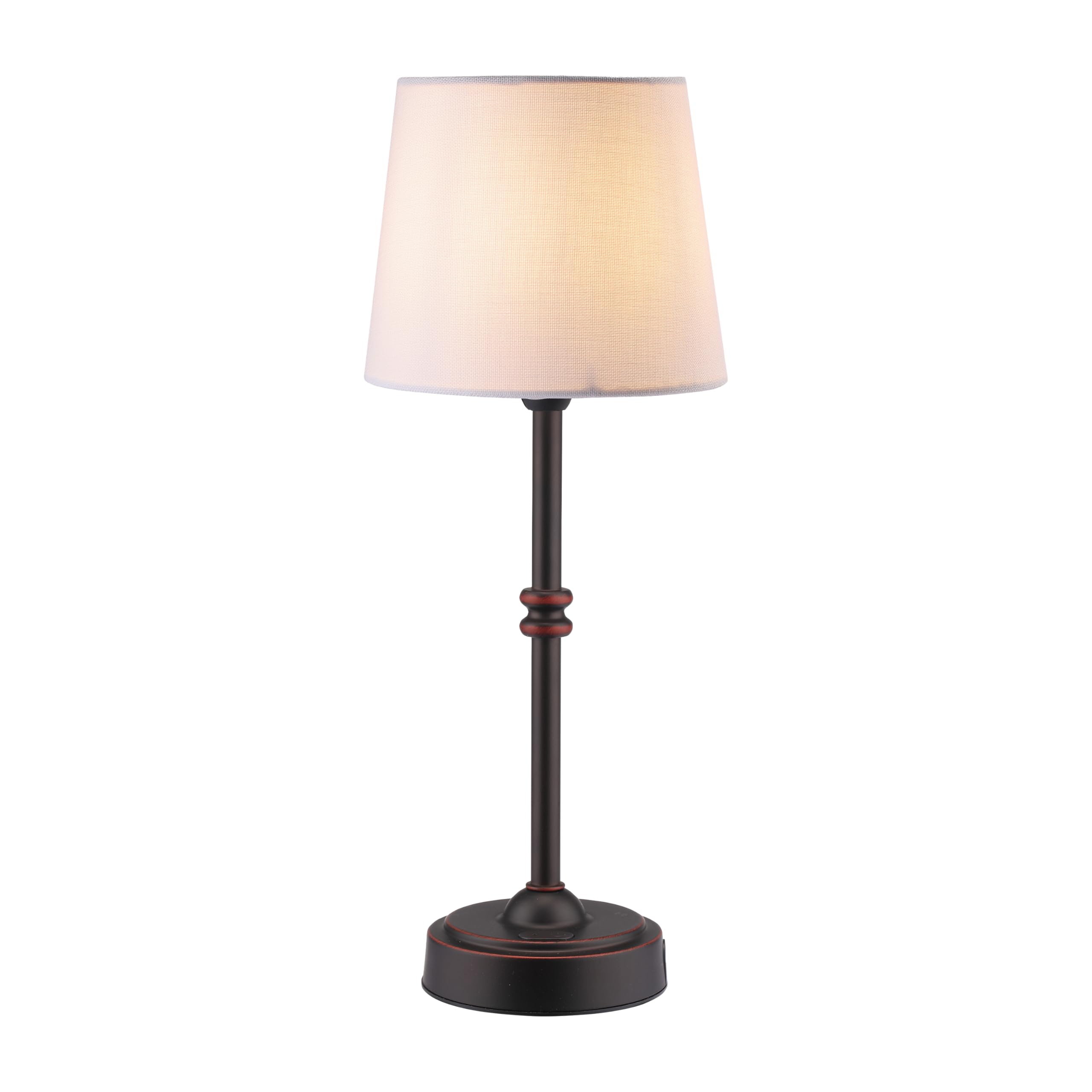 O'Bright O’Bright Seraph - Cordless Led Table Lamp With Dimmer, Built-In Rechargeable Battery, 3-Level Brightness, Patio Table Lamp, Bedside Night Lamp, Ambient Light For Restaurant, Oil Rubbed Bronze