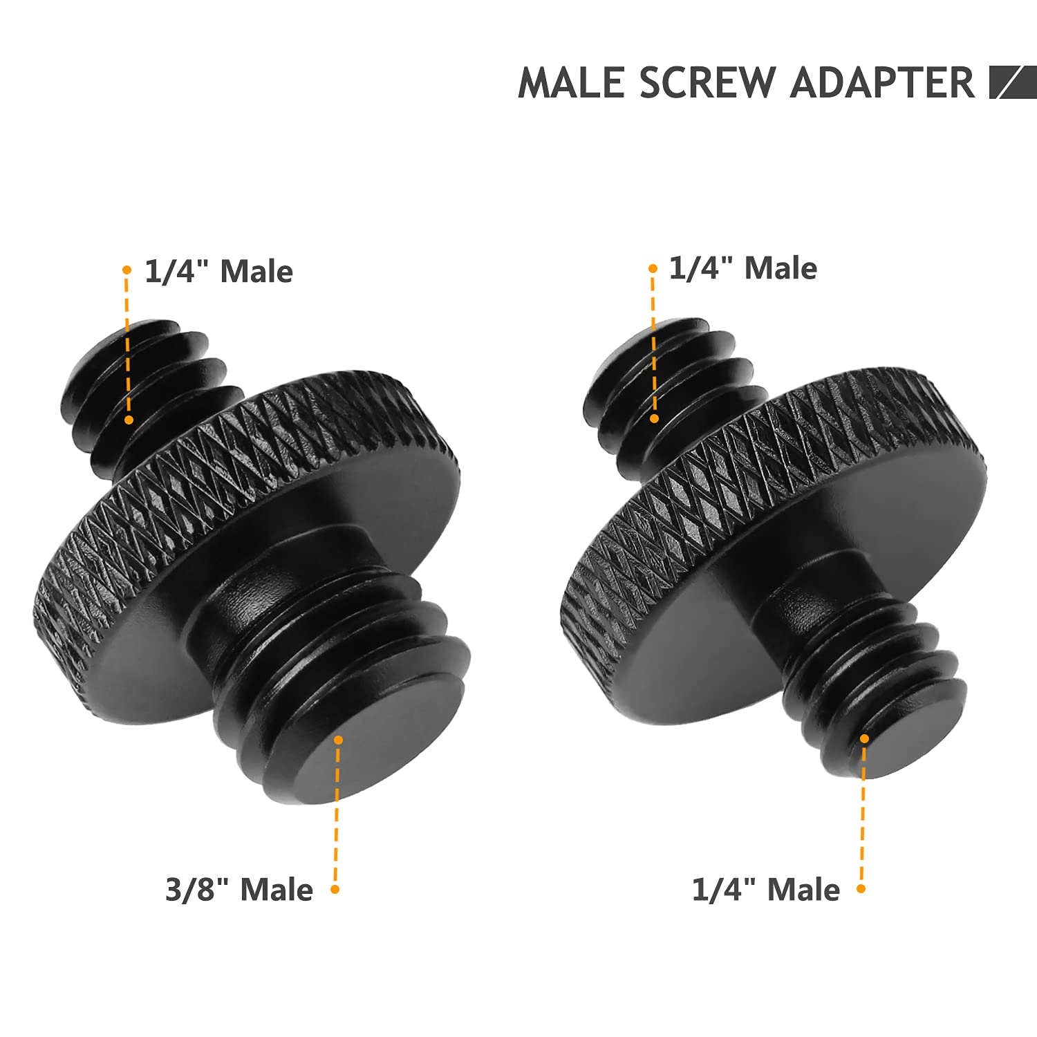 Frgyee 24 Pcs Camera Screw Adapter 1/4 To 1/4 And 1/4 To 3/8 Tripod Mount Converter Set For Camera Mount, Monopod, Ballhead, Flash Light Stand Frgyee