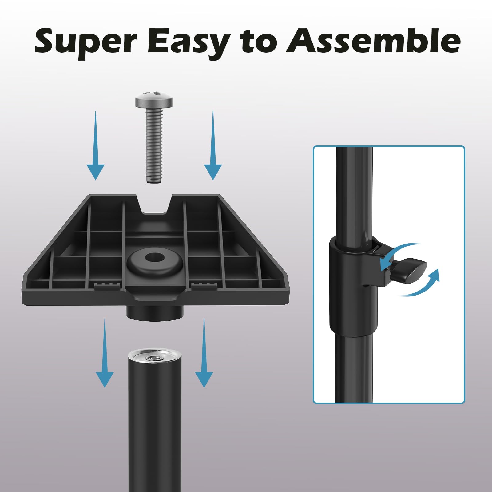 Borcorz Starlink Gen 3 Tripod, Heavy Duty Starlink Mount, Adjustable Height From 2Ft To 4.6Ft, Super Easy To Assemble, Starlink Gen 3 Mount