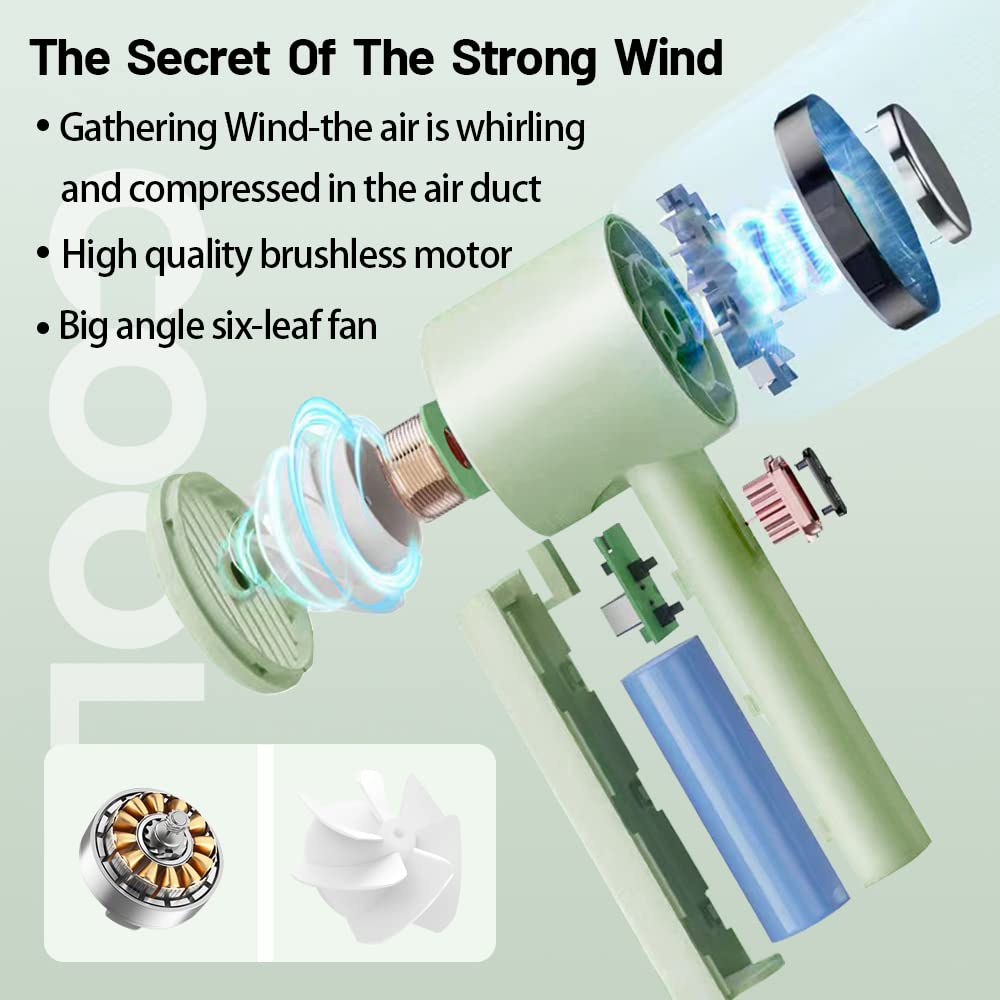 Hitnext Portable Handheld Fan, Mini Cold Compress Fan Small Personal Fan For Travel Usb Rechargeable