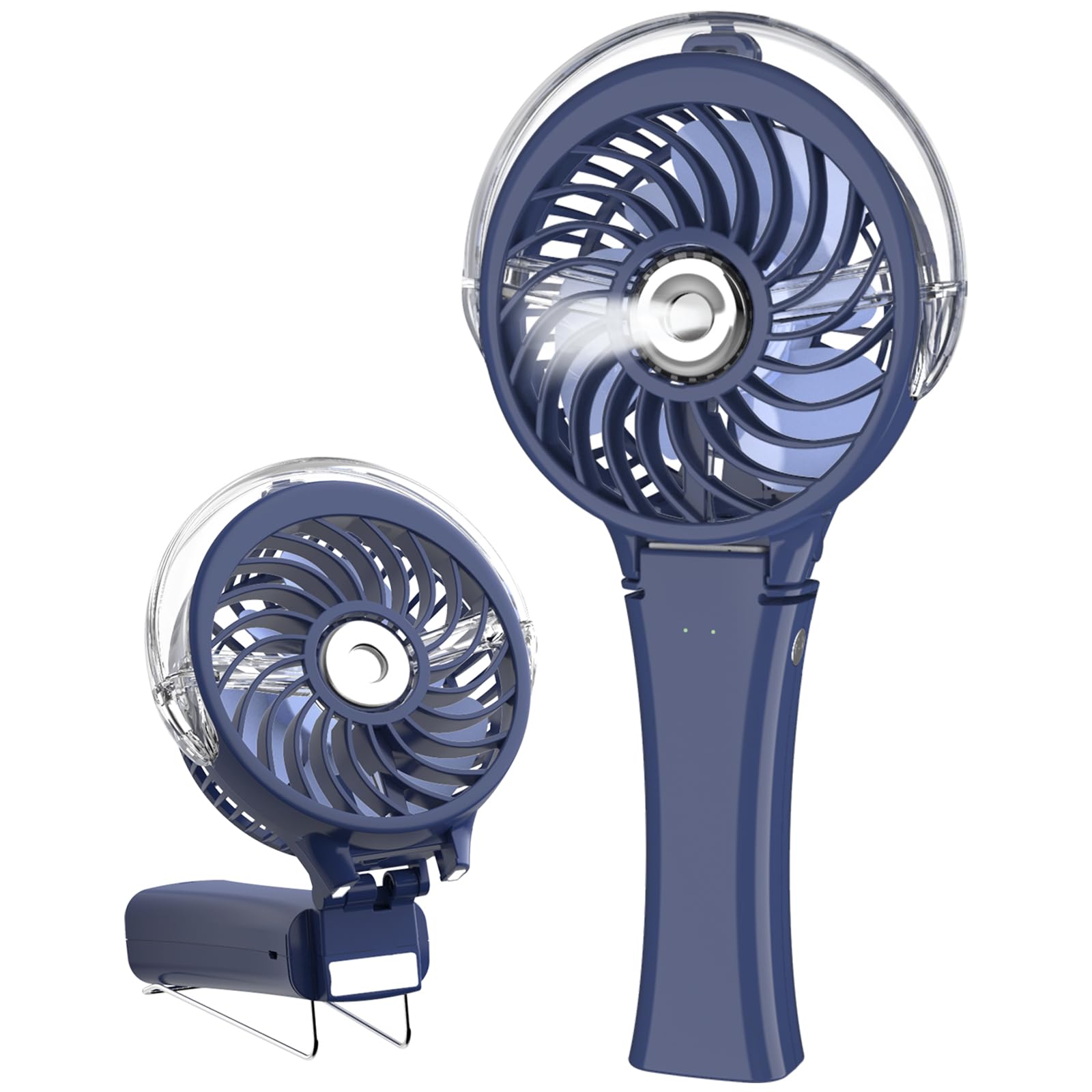 Handfan Portable Handheld Misting Fan, Rechargeable Personal Mister Fan, Battery Operated - Koospark