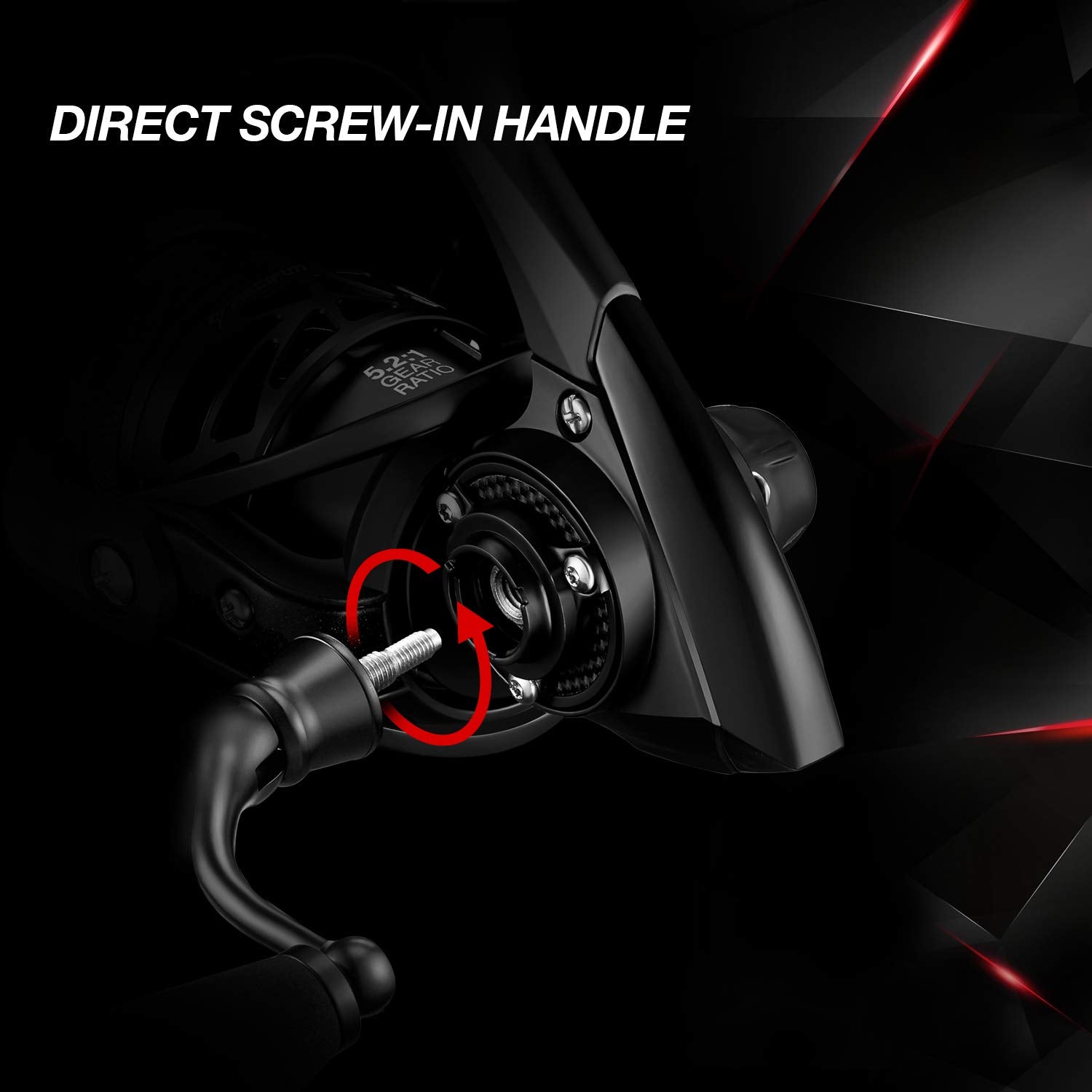 Piscifun Carbon X Spinning Reels, Light To 5.1Oz, Carbon Frame And Rotor, 33Lbs Max Drag, 10+1 Shielded Bb, 5.2:1/6.2:1 High Speed Gear Ratio, Smooth Powerful Saltwater Freshwater Spinning Reel