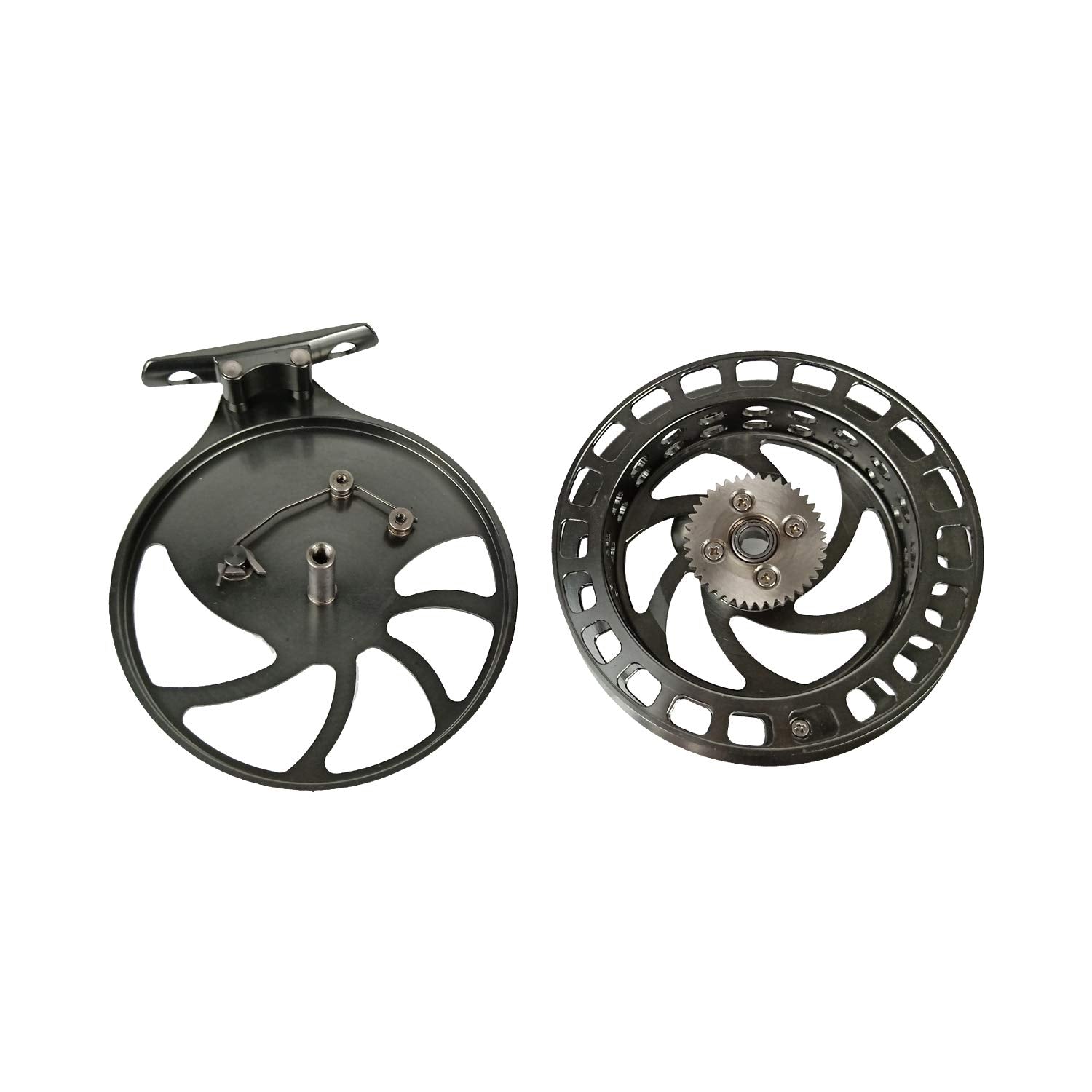 Aventik Eupheng Aventik 2Nd Generation High Reel Feet Center-Pin Floating Reel Aluminum Easy Line Through Fishing Reel