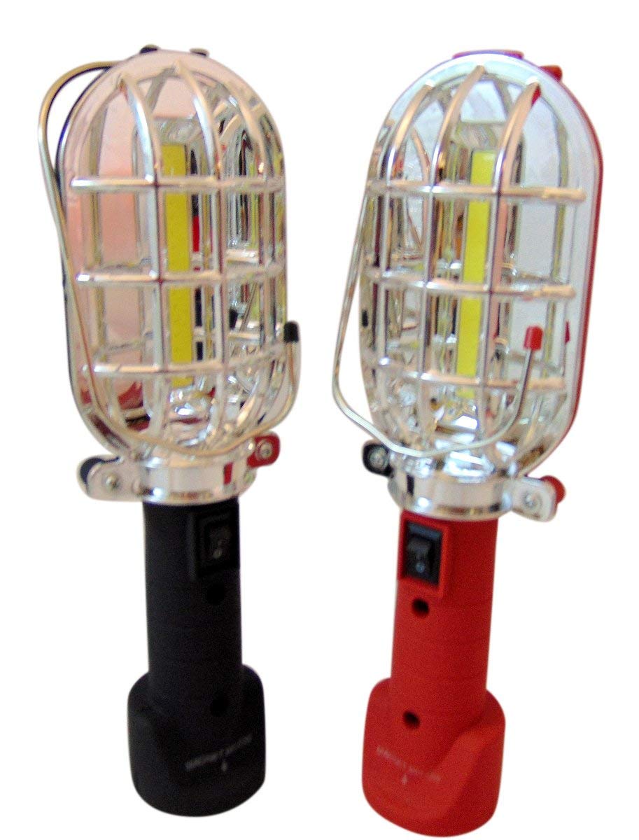 Westman Works Trouble Light Extra Bright Cob Handheld Led Work Safety Flashlight, Set Of 2