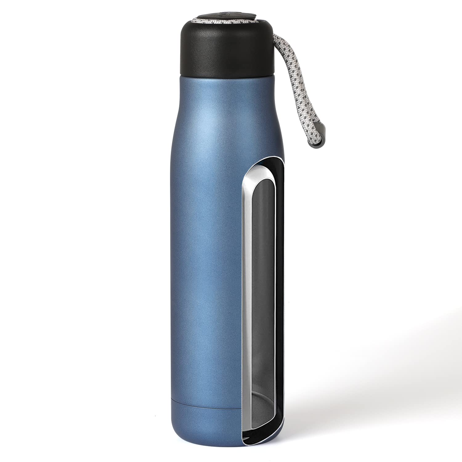 Small Water Bottle 12 Oz, Dusgut Insulated Water Bottle,Stainless Steel,Wide Mouth Portable Lid