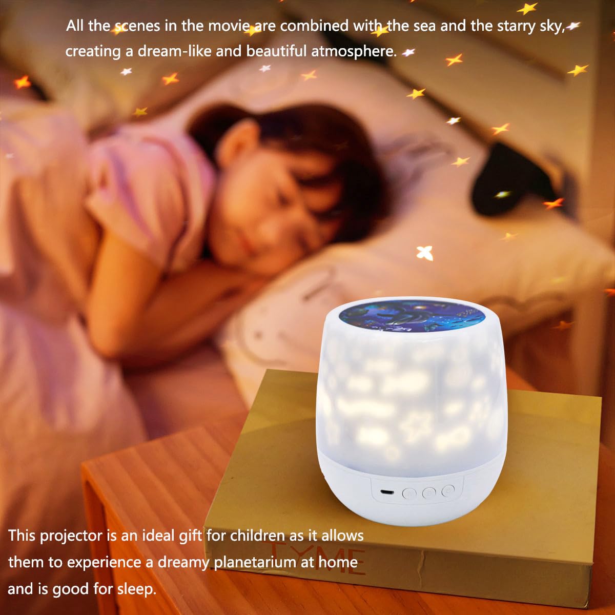 Lytrdit 21 Sets Of Films, Night Lights For Kids Bedroom, Ceiling, Baby Night Light Projector, Star Galaxy Projector For Kids Baby Girls With 360° Rotating Dimmable, Birthday, Christmas, Nursery, Room Decor