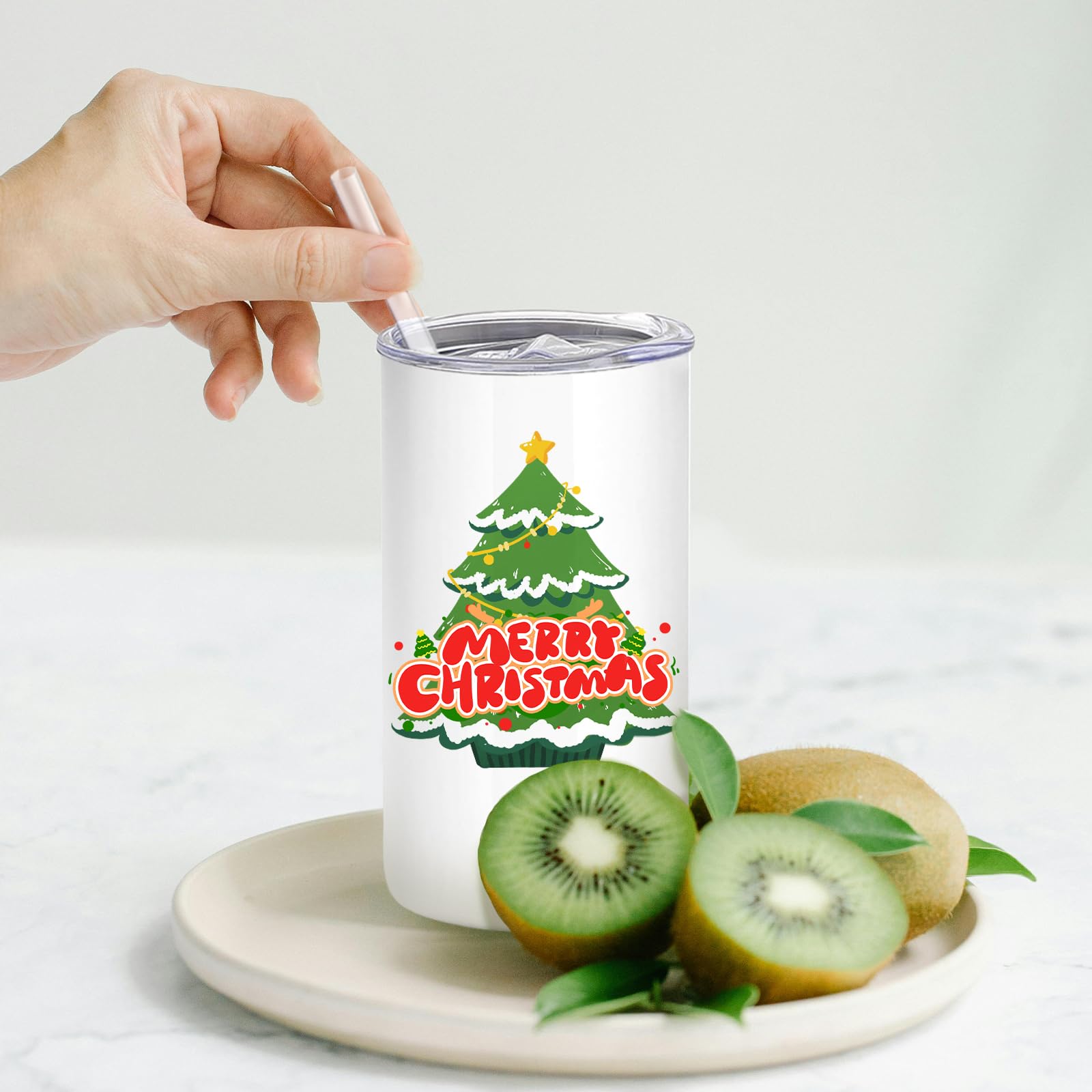 16 Pack Sublimation Tumblers Blanks Bulk Sublimation Cups Skinny Straight Tumbler Stainless Steel