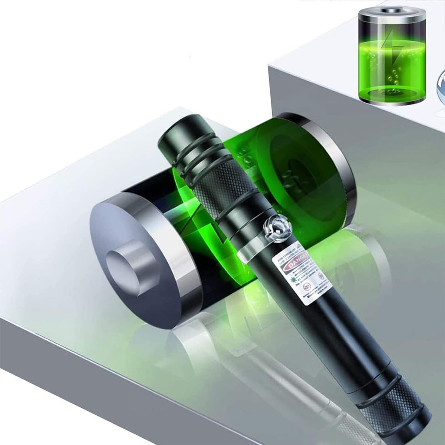 Ivvtryi 2 Pack Green Laser Pointer For Tv, Led, And Lcd Screen Presentations And Outdoor Office Construction