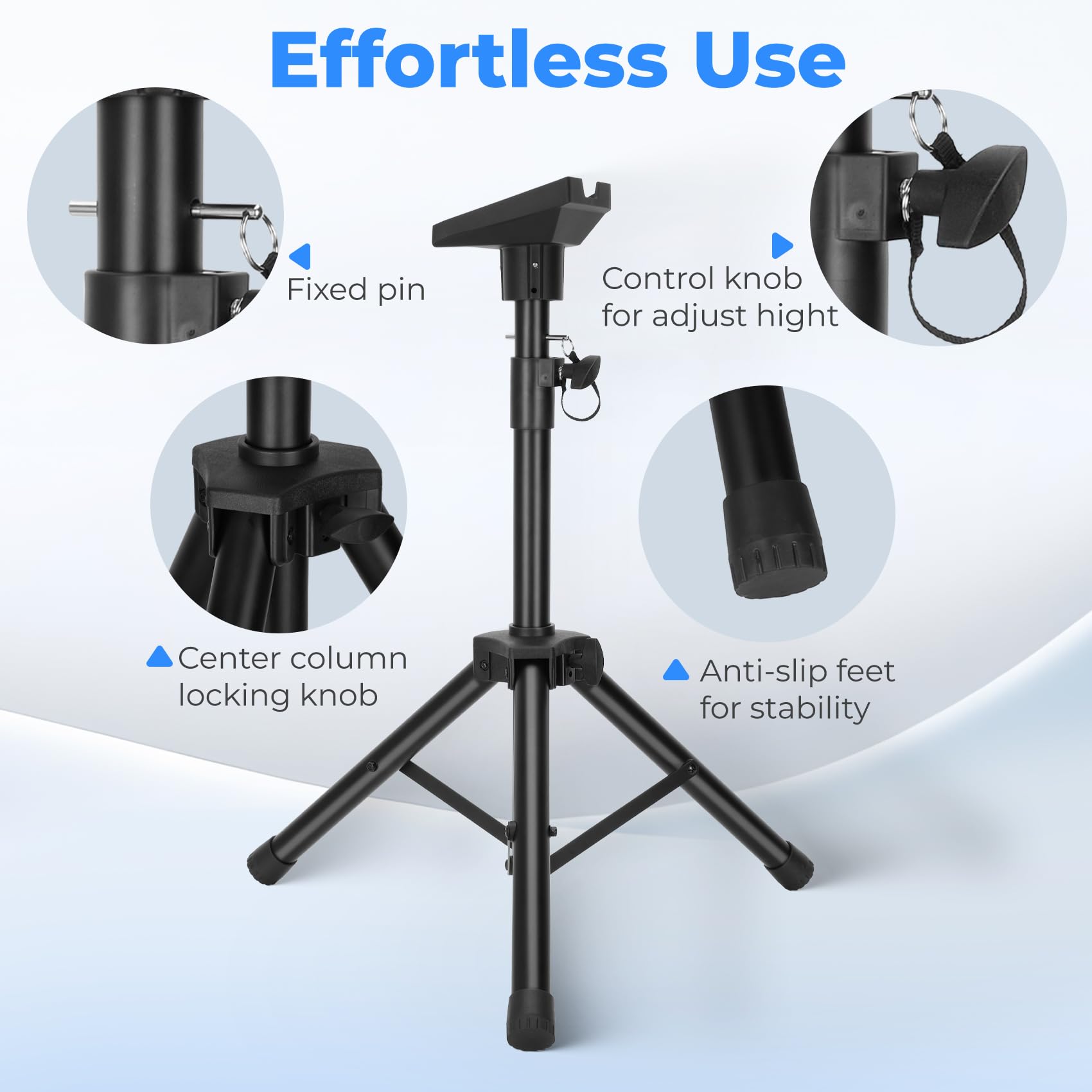 Bullro Starlink Gen 3 Tripod Mount Heavy-Duty Aluminum Alloy & Steel 4.5 Ft Adjustable Height Portable Outdoor Stand For Starlink Gen 3 Satellite