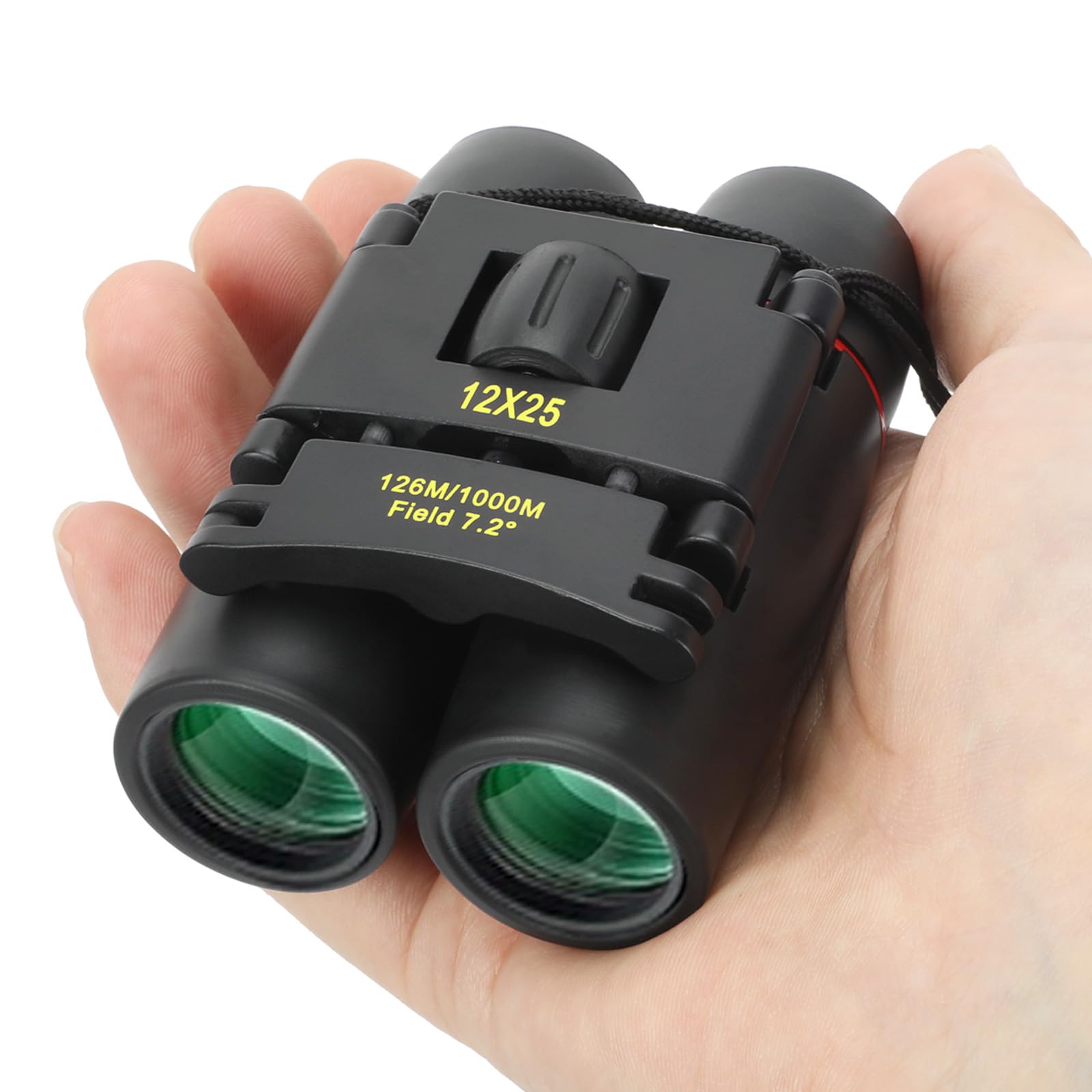 Dicoria Hans 12X25 Small Binoculars Compact Adults,Bk7-D Prism,Mini Kids Binoculars Boys For Bird Watching,Concert Theater Opera
