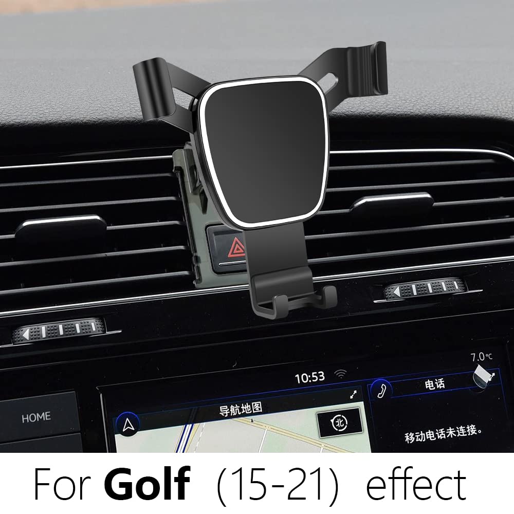 Musttrue Car Phone Holder For Golf R Gti 2015- Auto Accessories Navigation Bracket Interior Decoration Mobile Cell Phone Mount