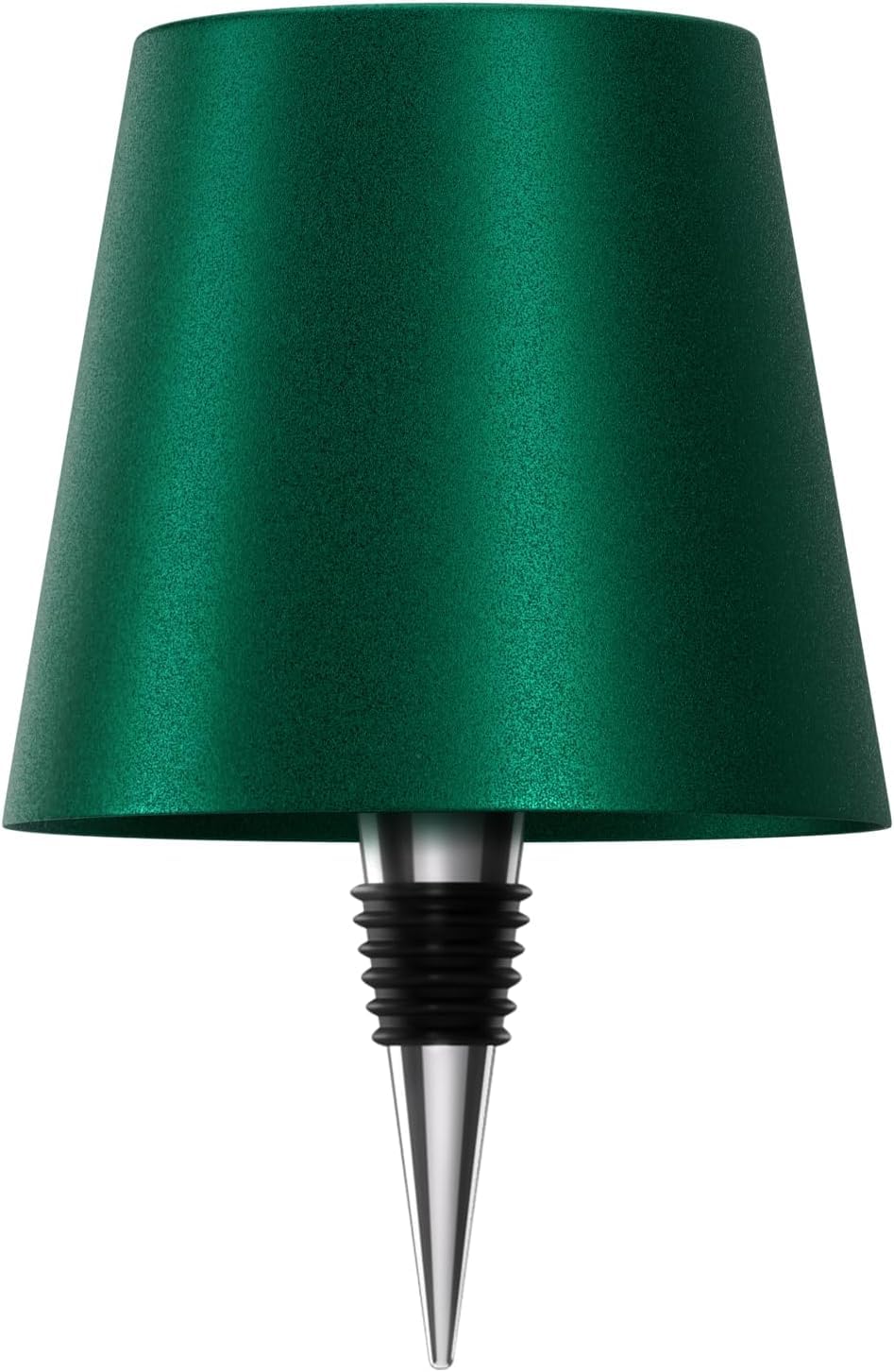 Soudfk Wireless Bottle Lamp, 3 Color Rechargeable Wine Bottle Lights For Bars Restaurants (Dark Green, 1Pc)