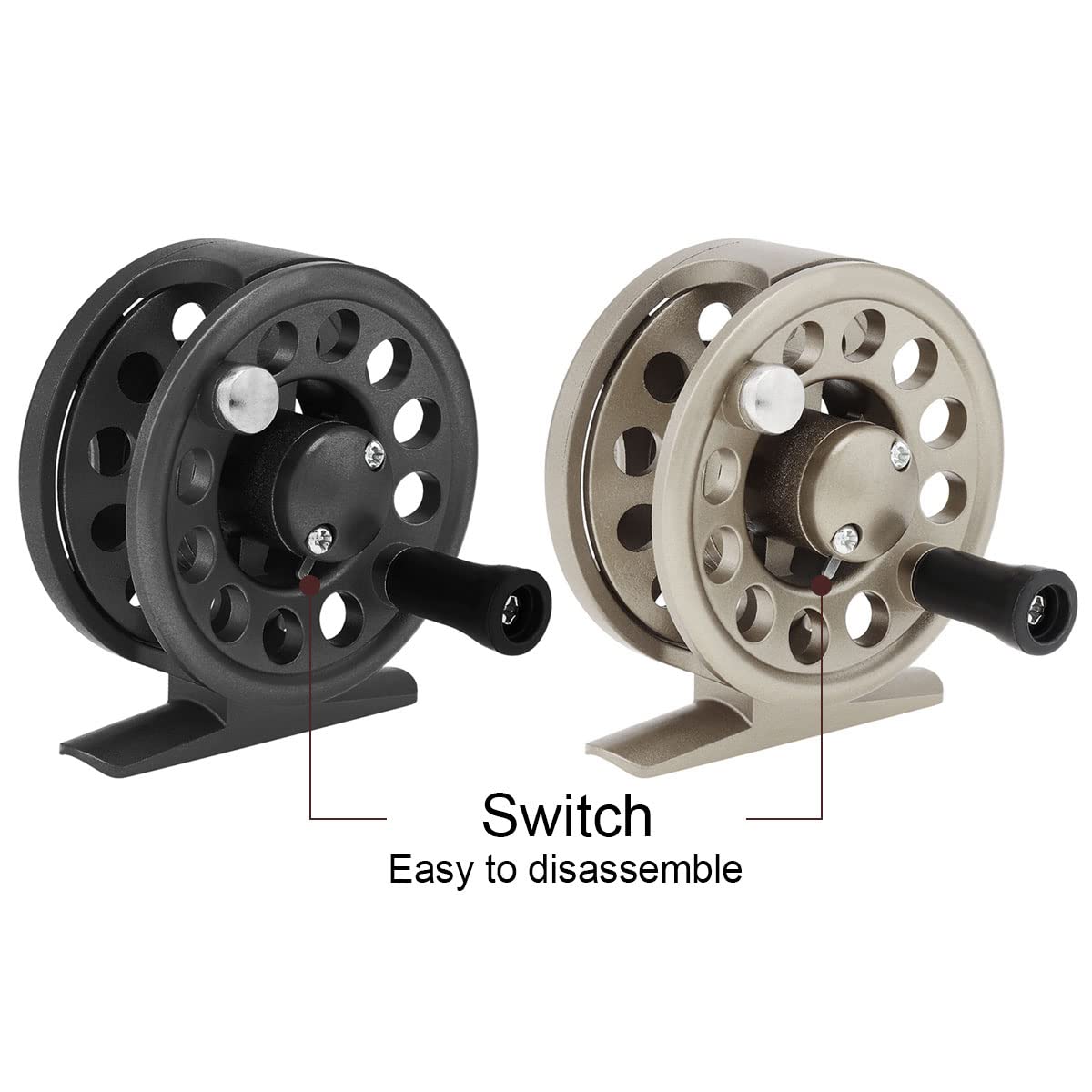 Origlam Fly Fishing Reel Fishing Wheel, Fly Ice Fishing Reel Spinning Fishing Reels, Powerful Lightweight Spinning Reels For Freshwater Saltwater