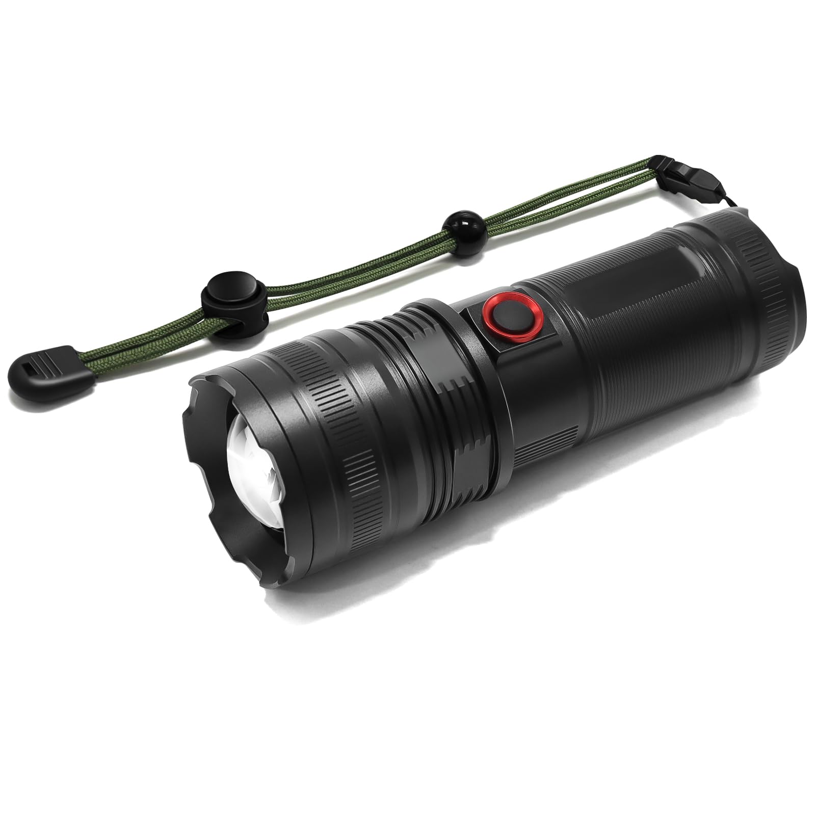 Civikyle Flashlights High Lumens Rechargeable Zoomable 20W 1300Lm Led Handheld Flashlight For Camping Essentials Gear Home Emergencies