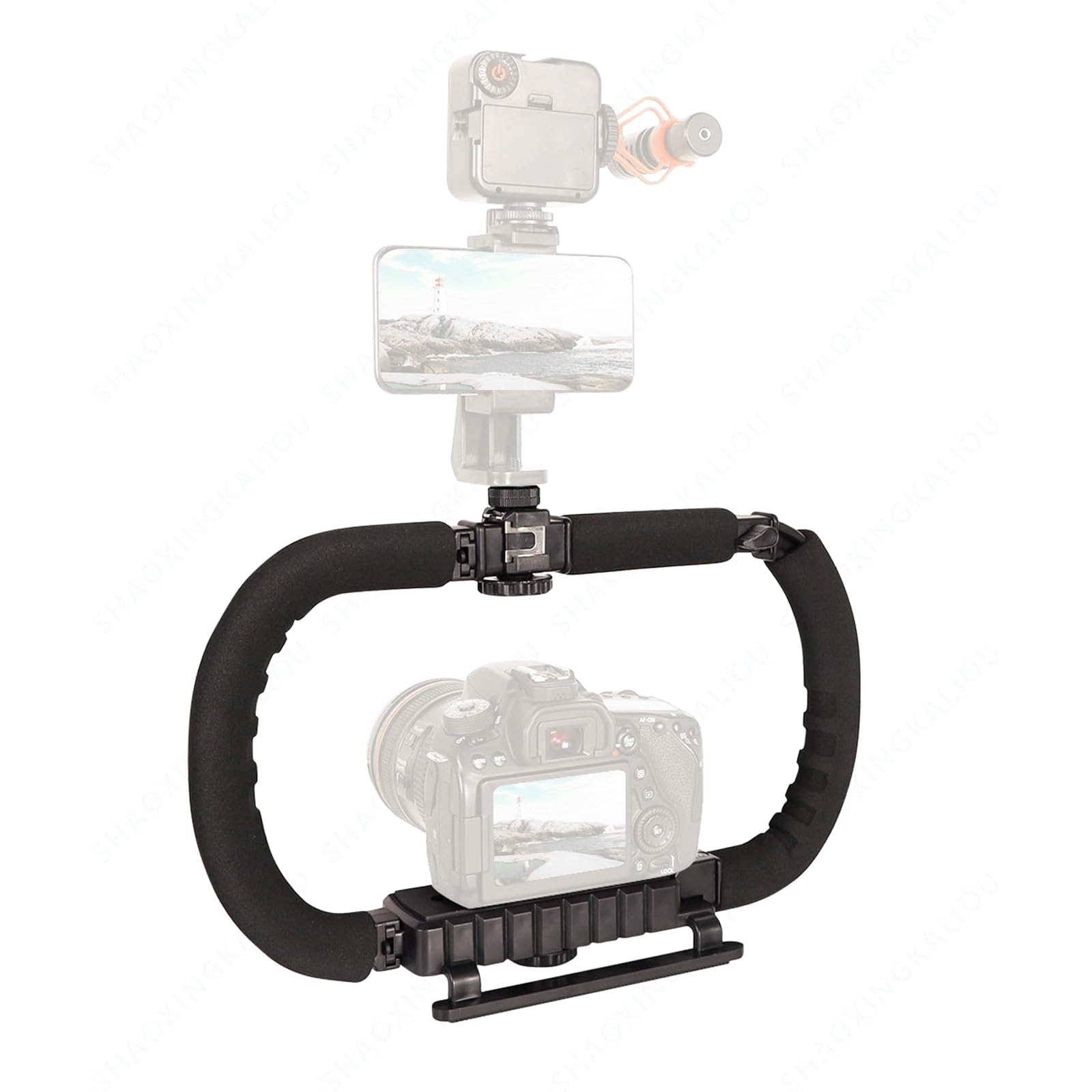 Rumds Portable Camera Stabilizer Expansion Cage Mount U-Shaped Camera Stabilizer Shots For Action Cameras