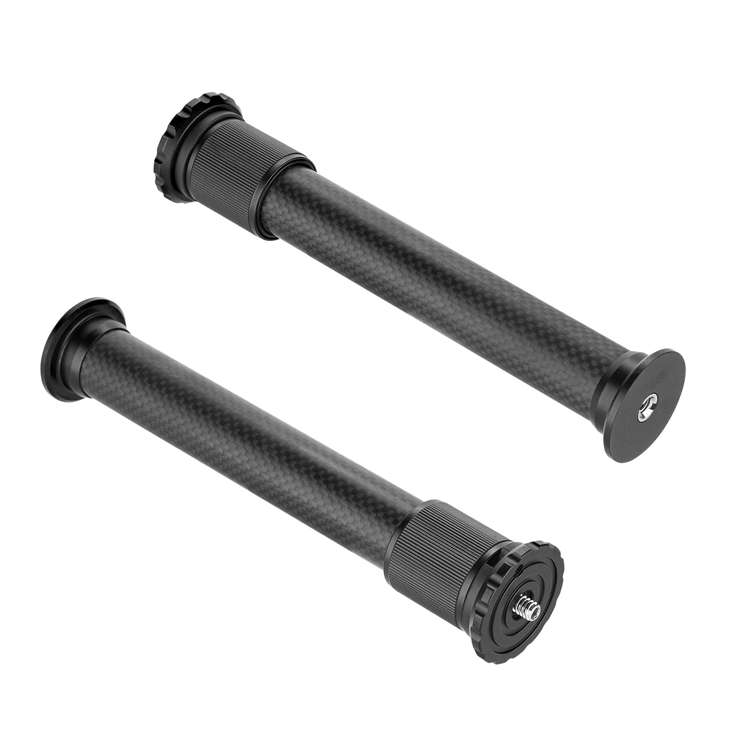 Xikurie Carbon Fiber Tripod Extension Two-Section Rod Central Column Extender Tube For Photo Studio Monopod Dslr Camera Microphone Stand