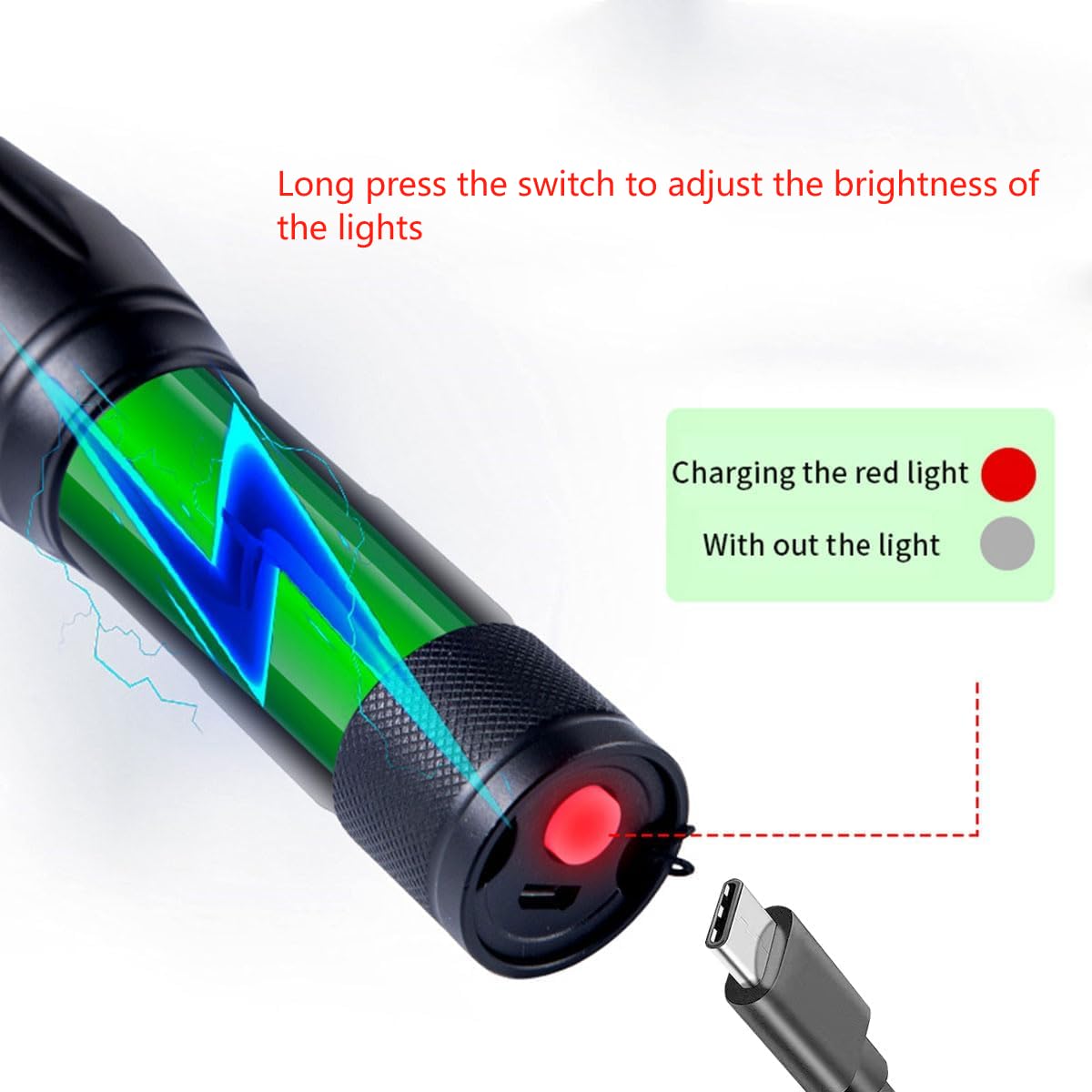 Yzyoe Led Rechargeable White, Yellow, Orange, Lake Blue Four Light Source Photography Fill Light Flashlight, 1800K Amber Eye Protection Lamp, Lake Blue, 3000K Yellow Cold Warm Lamp Flashlight.