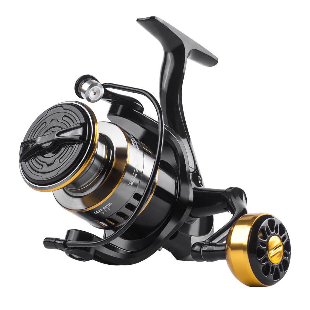 Fishqueen Fishing Reel Centron Lite Spinning Reels - Ultra-Lightweight Full Metal Fishing Reel With Smooth Performance For Ultimate Angling Adventures -22Lbs-Ambidextrous, Large