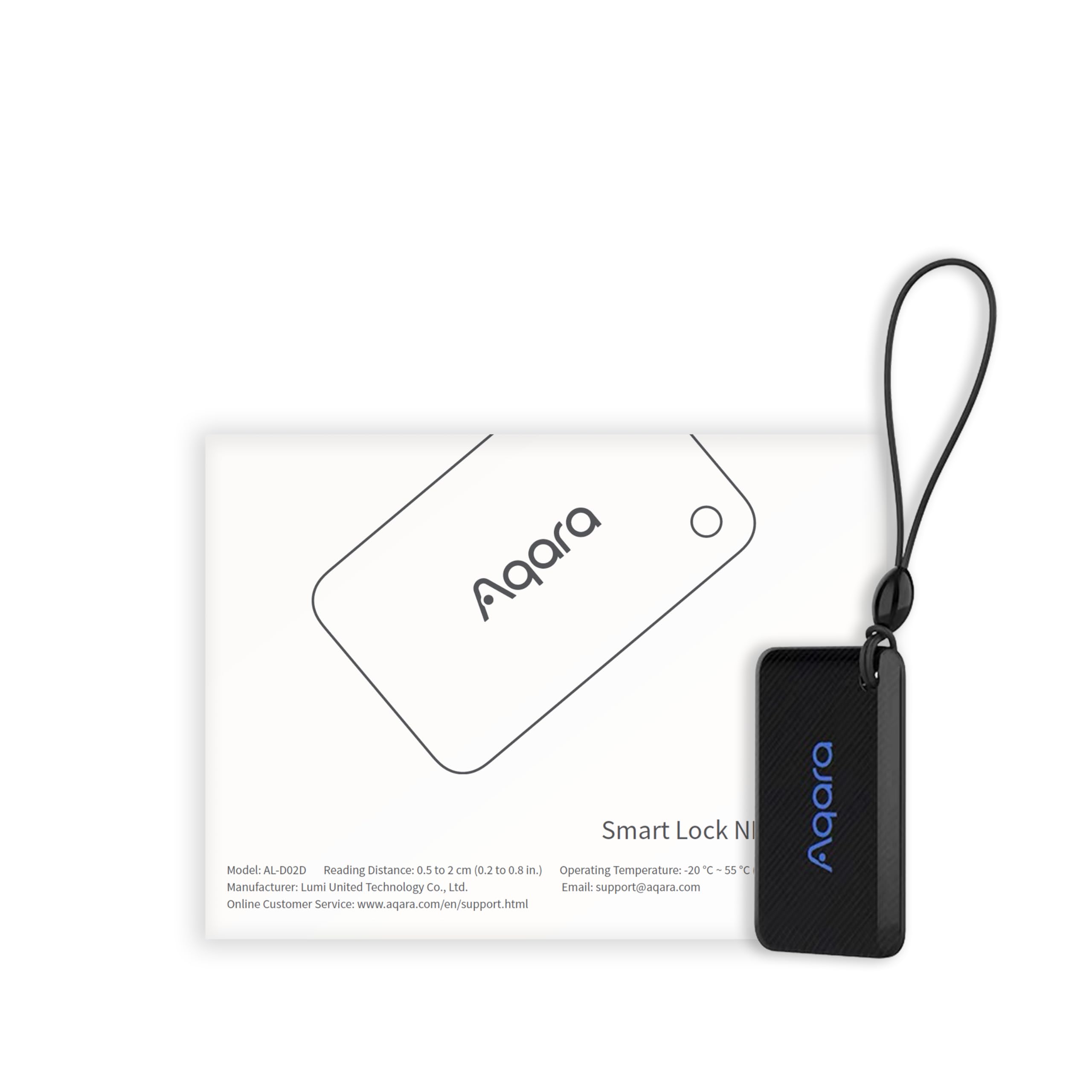 Aqara Nfc Card For Smart Locks U100, U50, U200 & U300, Access Card For Keyless Entry Door Locks, Nfc Key Card Works With Bluetooth Electronic Deadbolts, 1 Pack