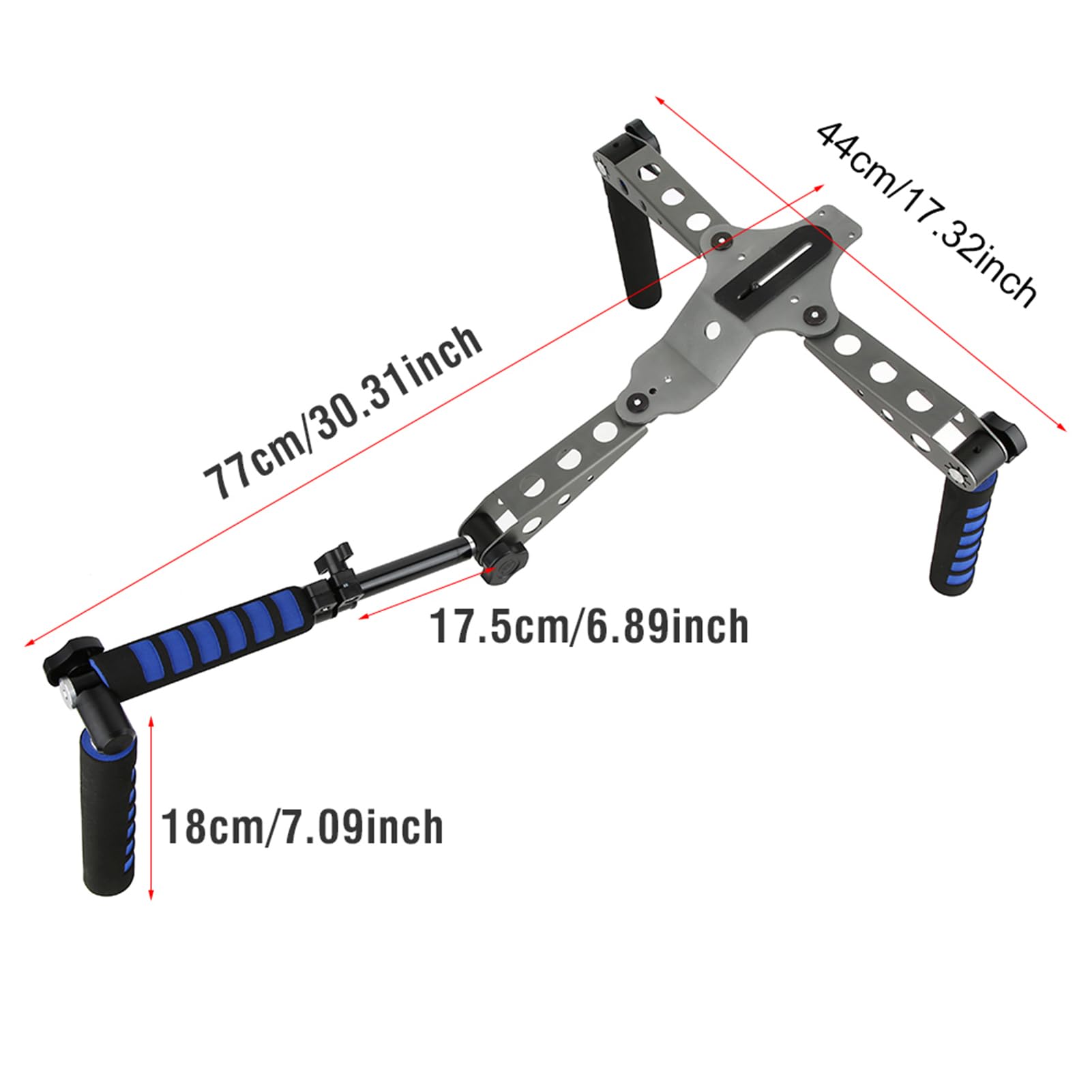 Lvifloae Aluminium Alloy Photography Video Slr Camera Single Shoulder Support Multifunction Photograph Rig Stabilizer For All Kinds Video Recording